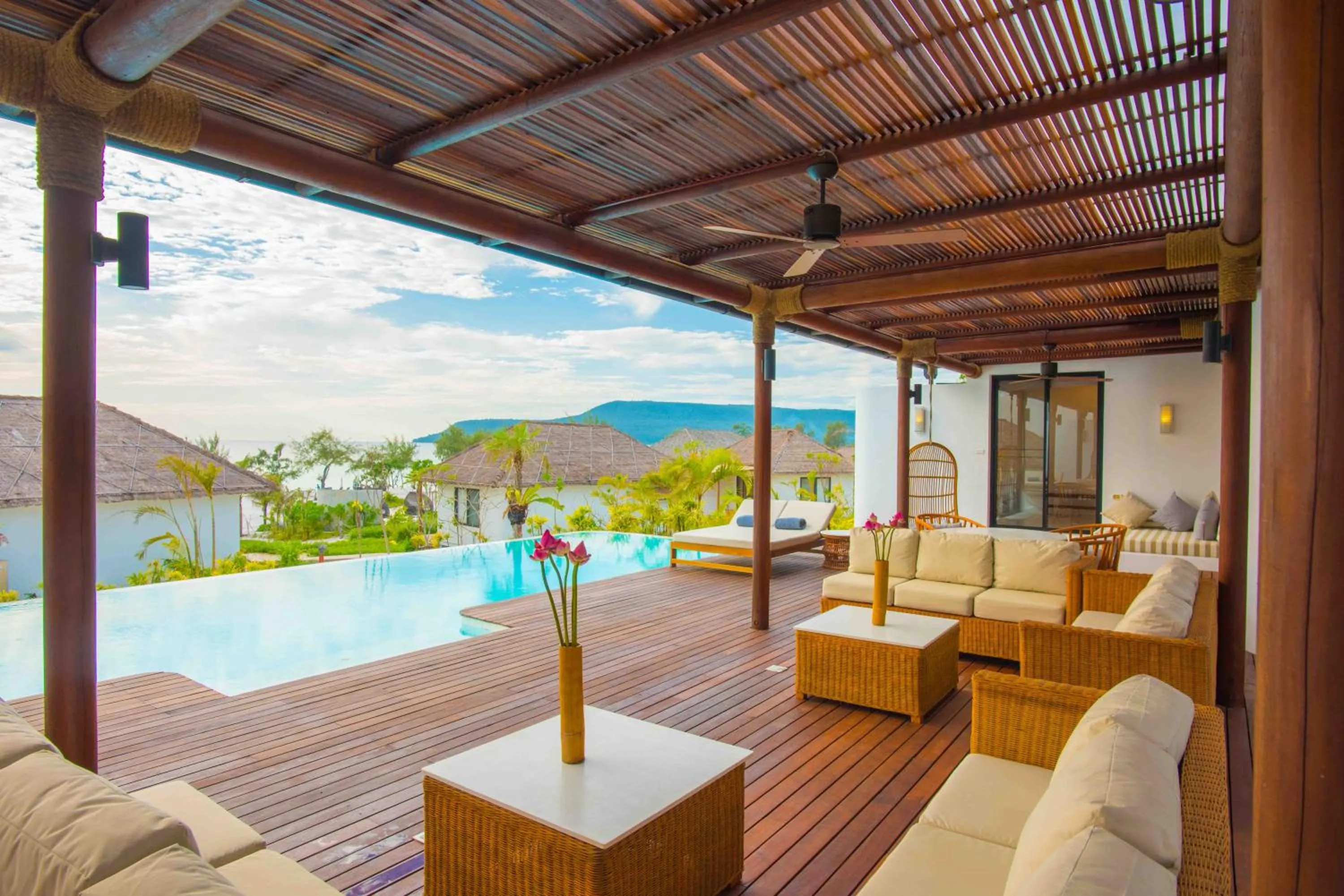 Seating area in The Royal Sands Koh Rong