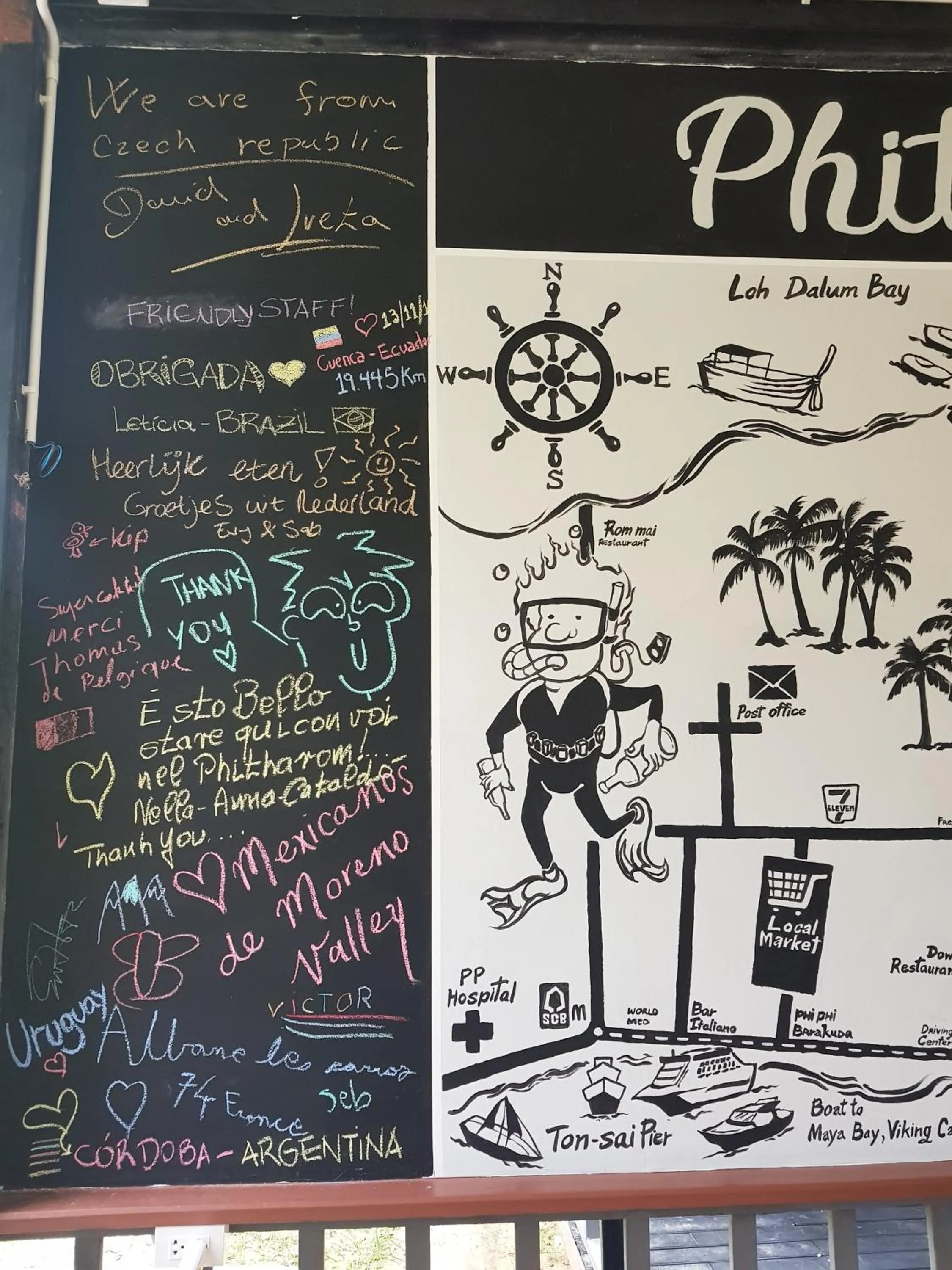 Text overlay in Phitharom PP Resort