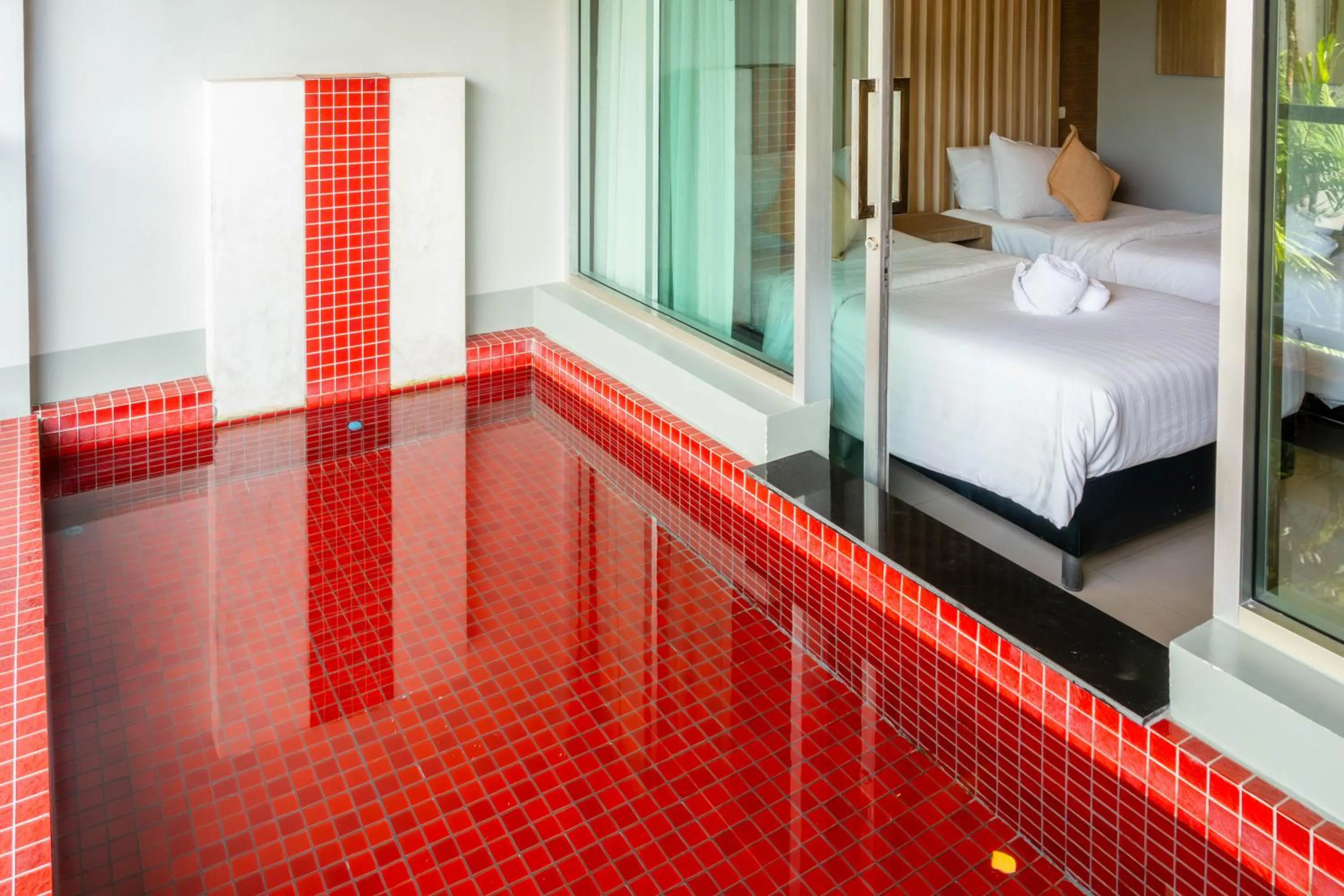 Bed in Lanta Sand Resort & Spa