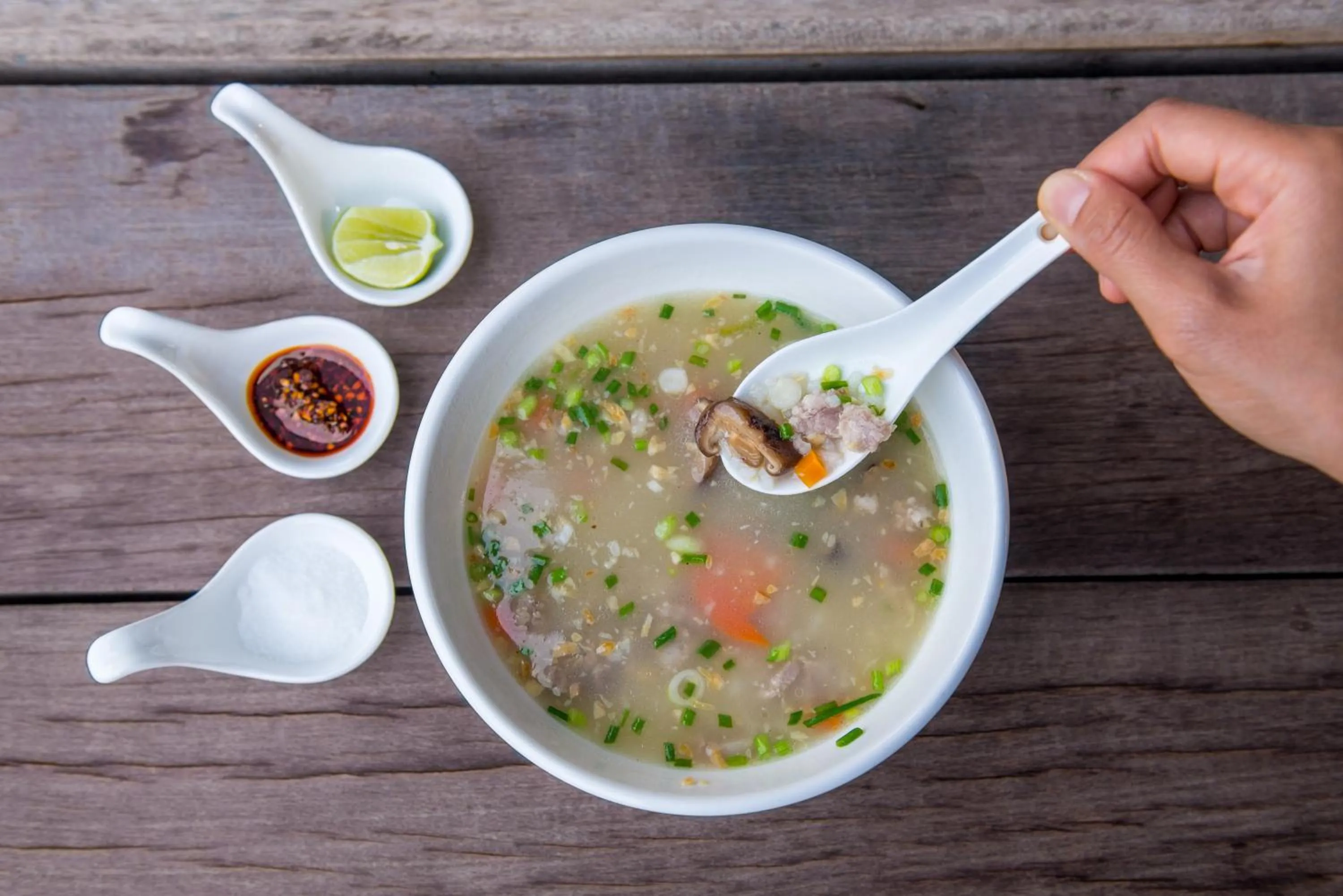Breakfast in Inthira Vangvieng