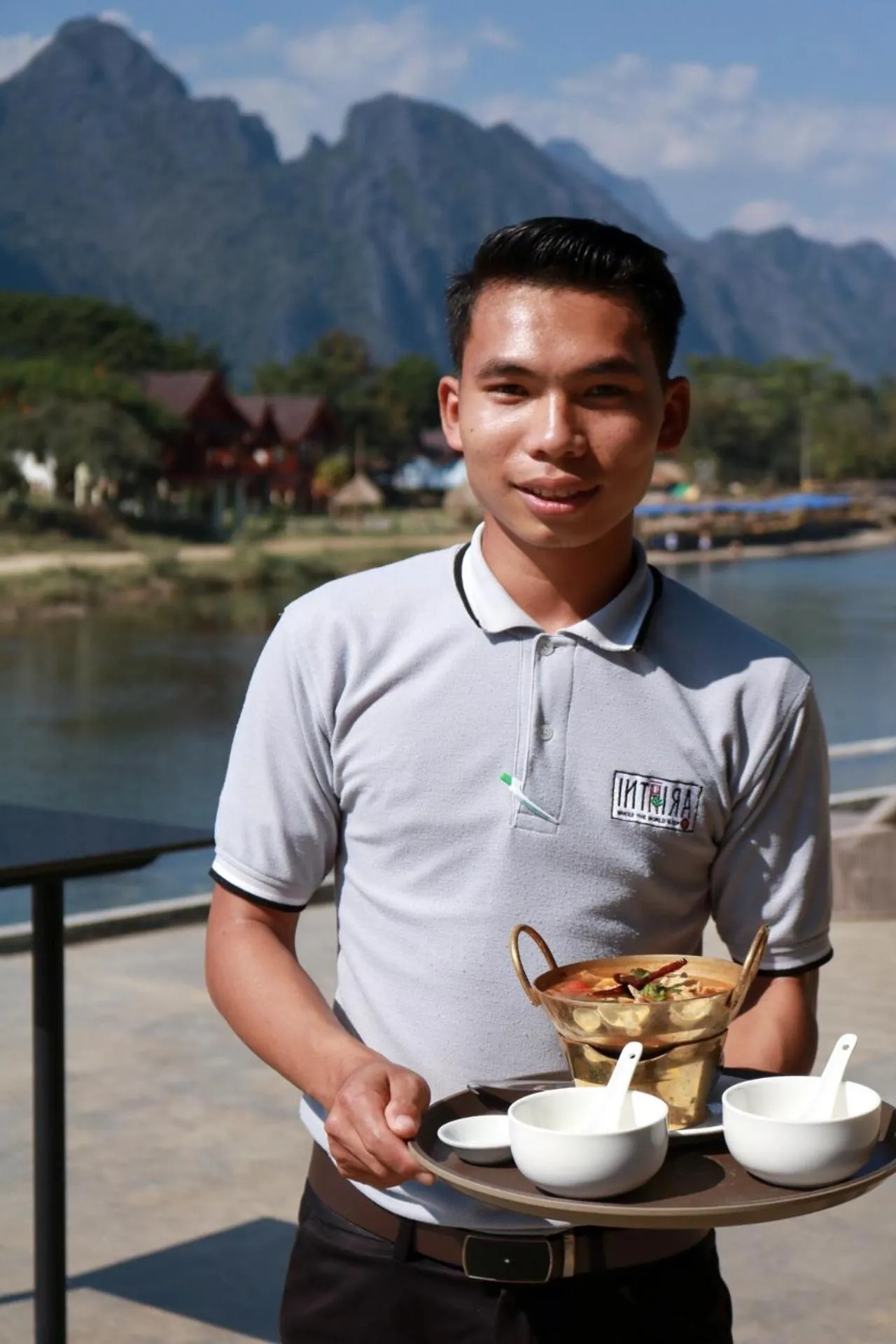Staff in Inthira Vangvieng