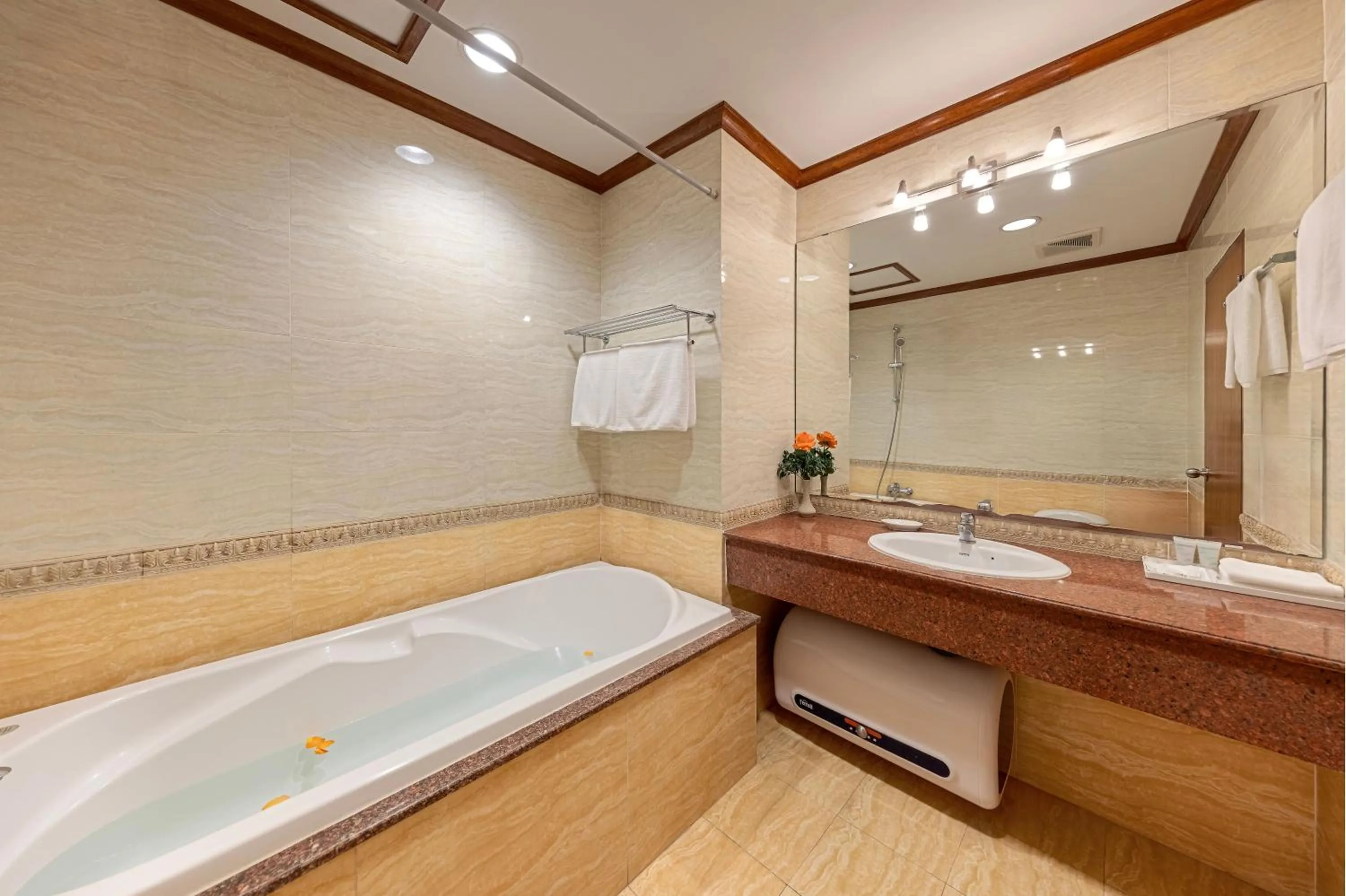 Bathroom in Oriental Palace Apartments Hanoi