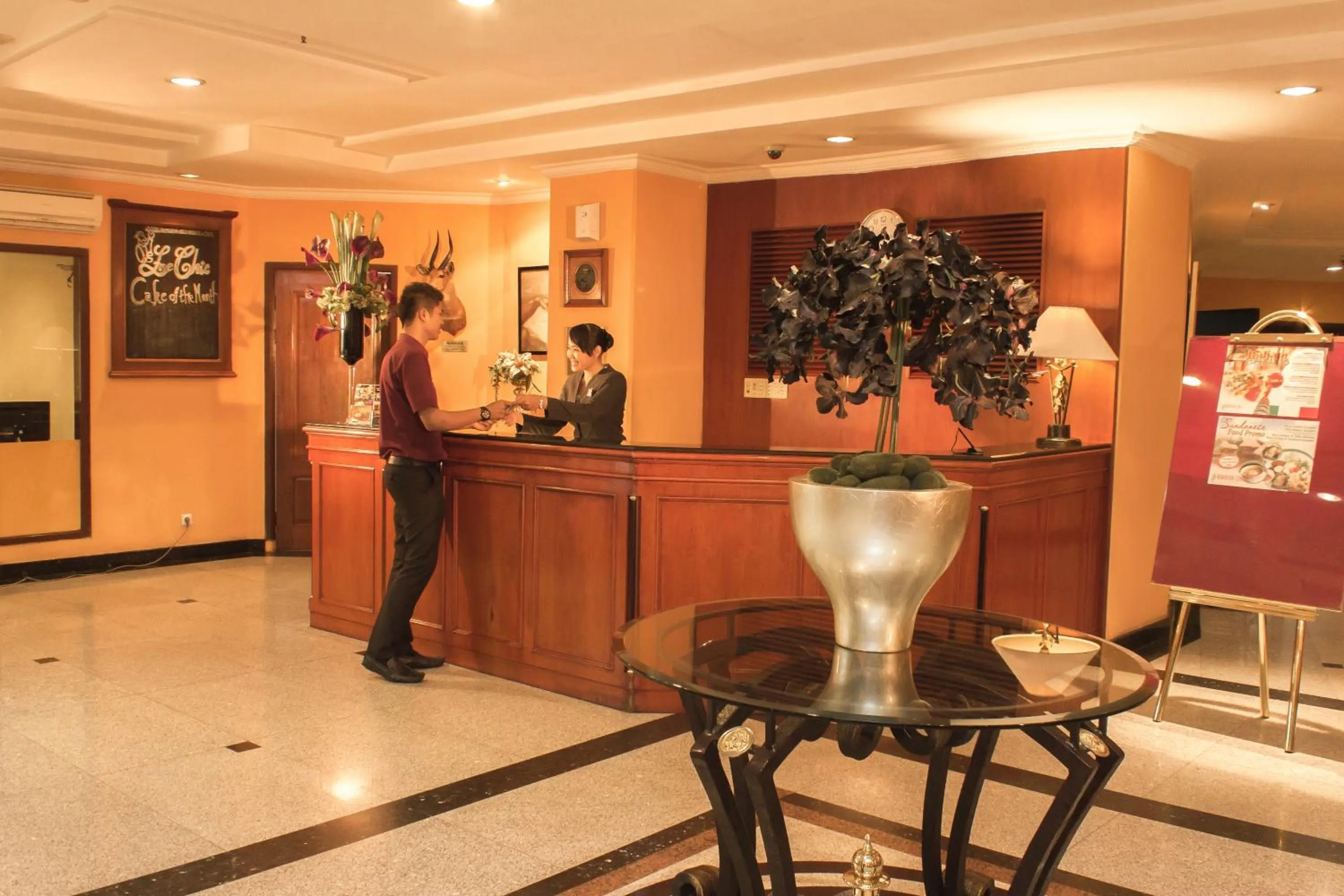 Lobby or reception in Travellers Suites Serviced Apartments