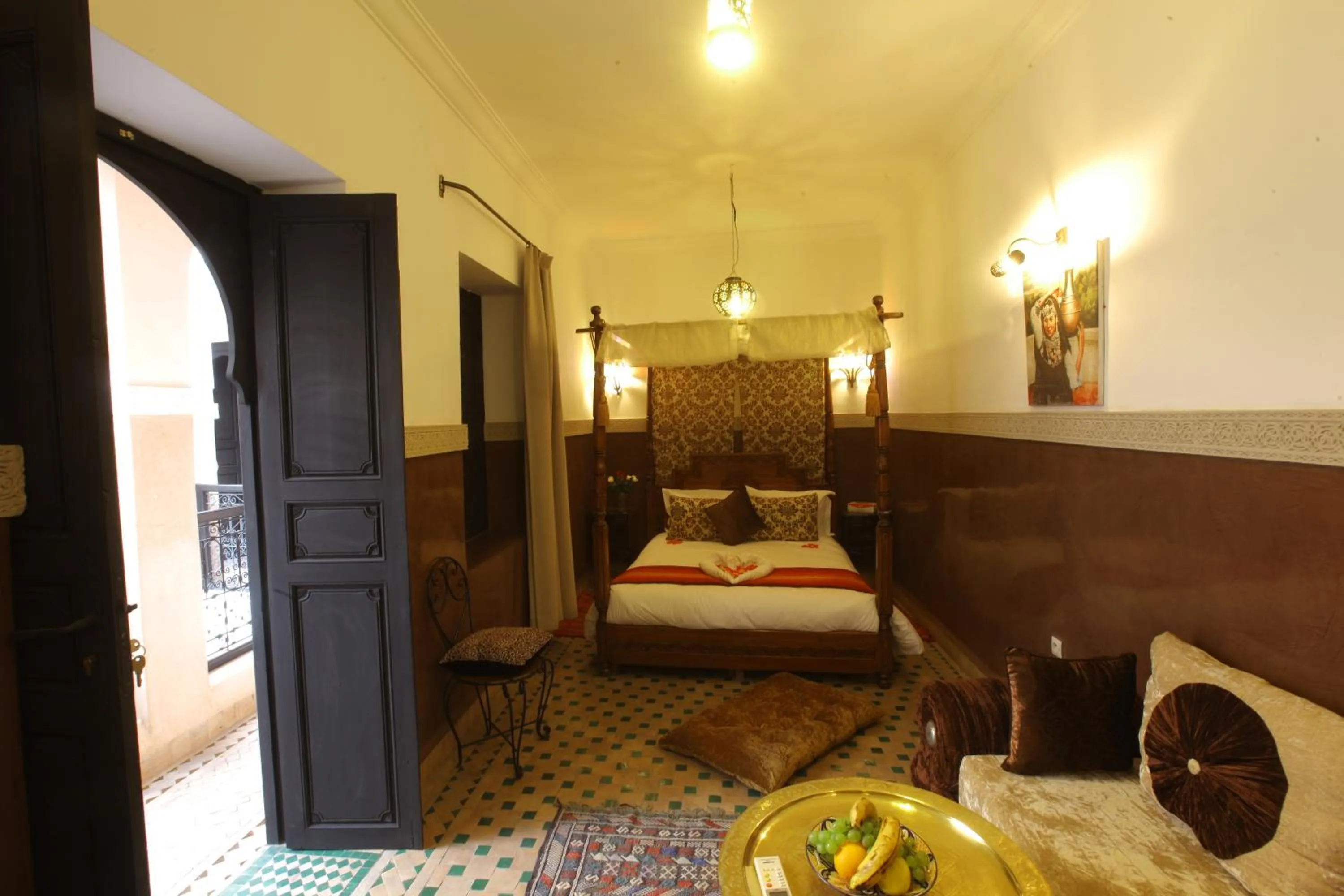 Bedroom, Bed in Riad Ciel d'Orient