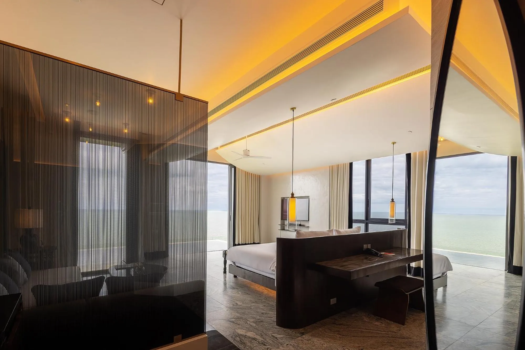 Bed in Baba Beach Club Hua Hin Luxury Pool Villa by Sri panwa