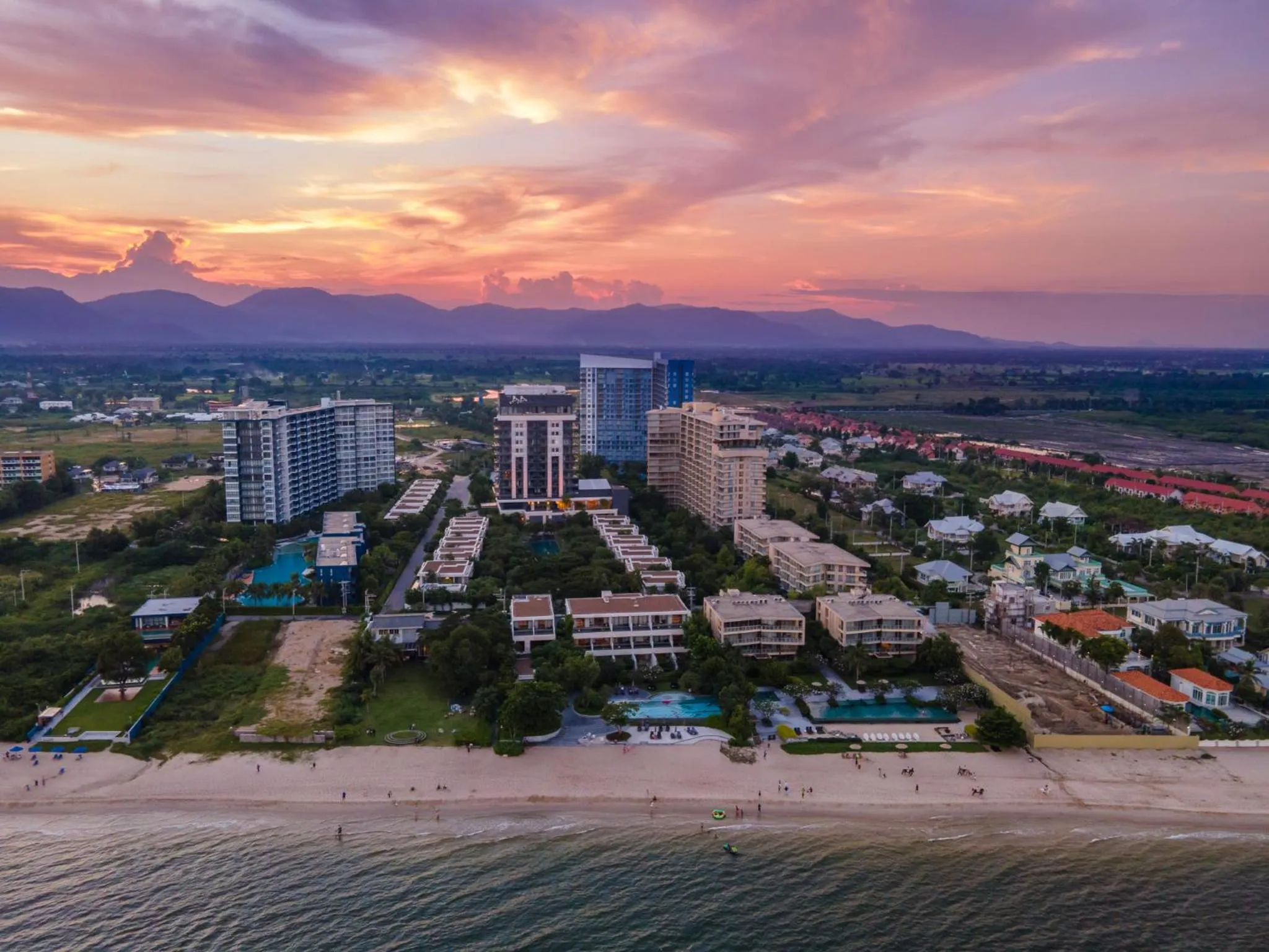 Natural landscape in Baba Beach Club Hua Hin Luxury Pool Villa by Sri panwa
