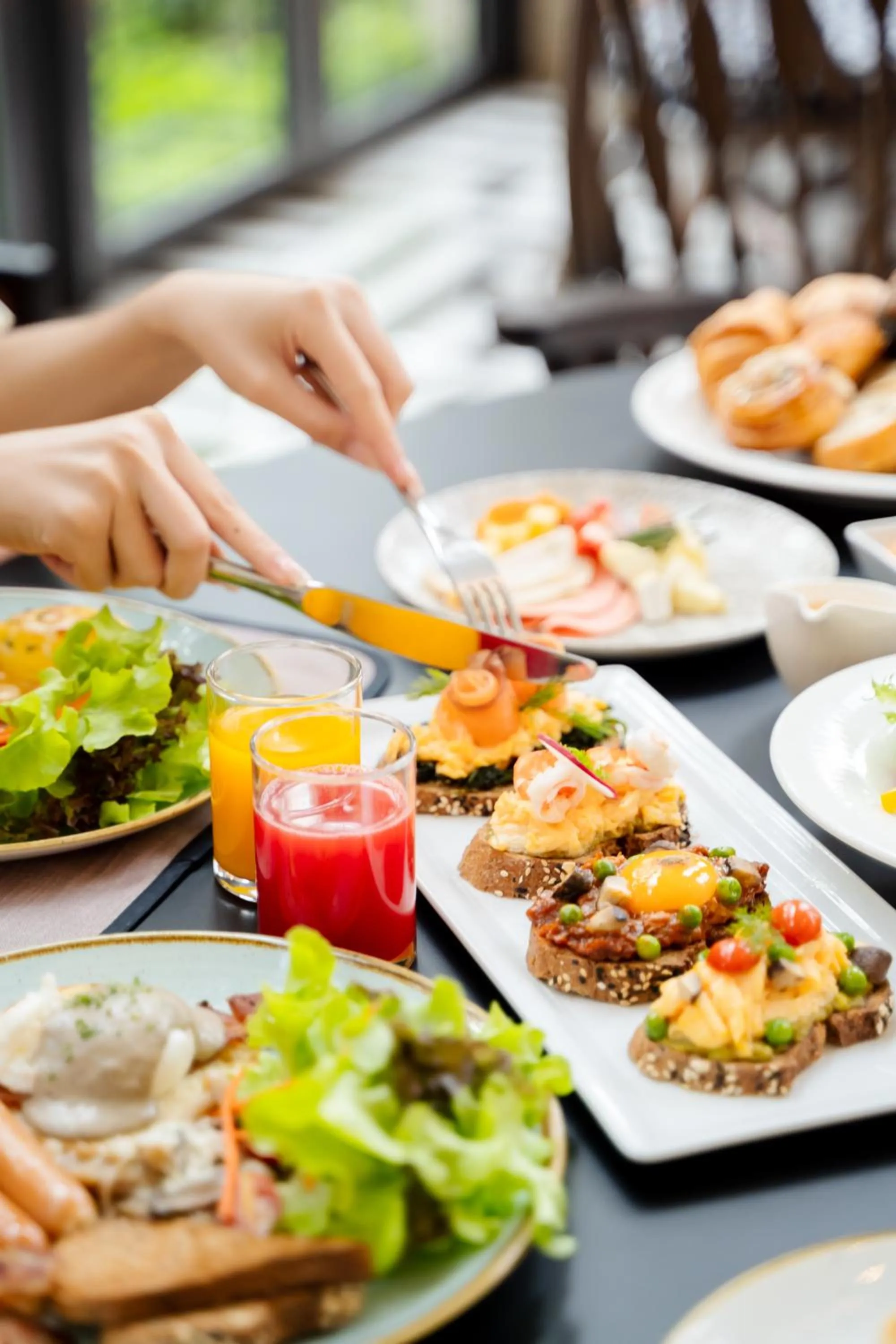 Breakfast in Baba Beach Club Hua Hin Luxury Pool Villa by Sri panwa