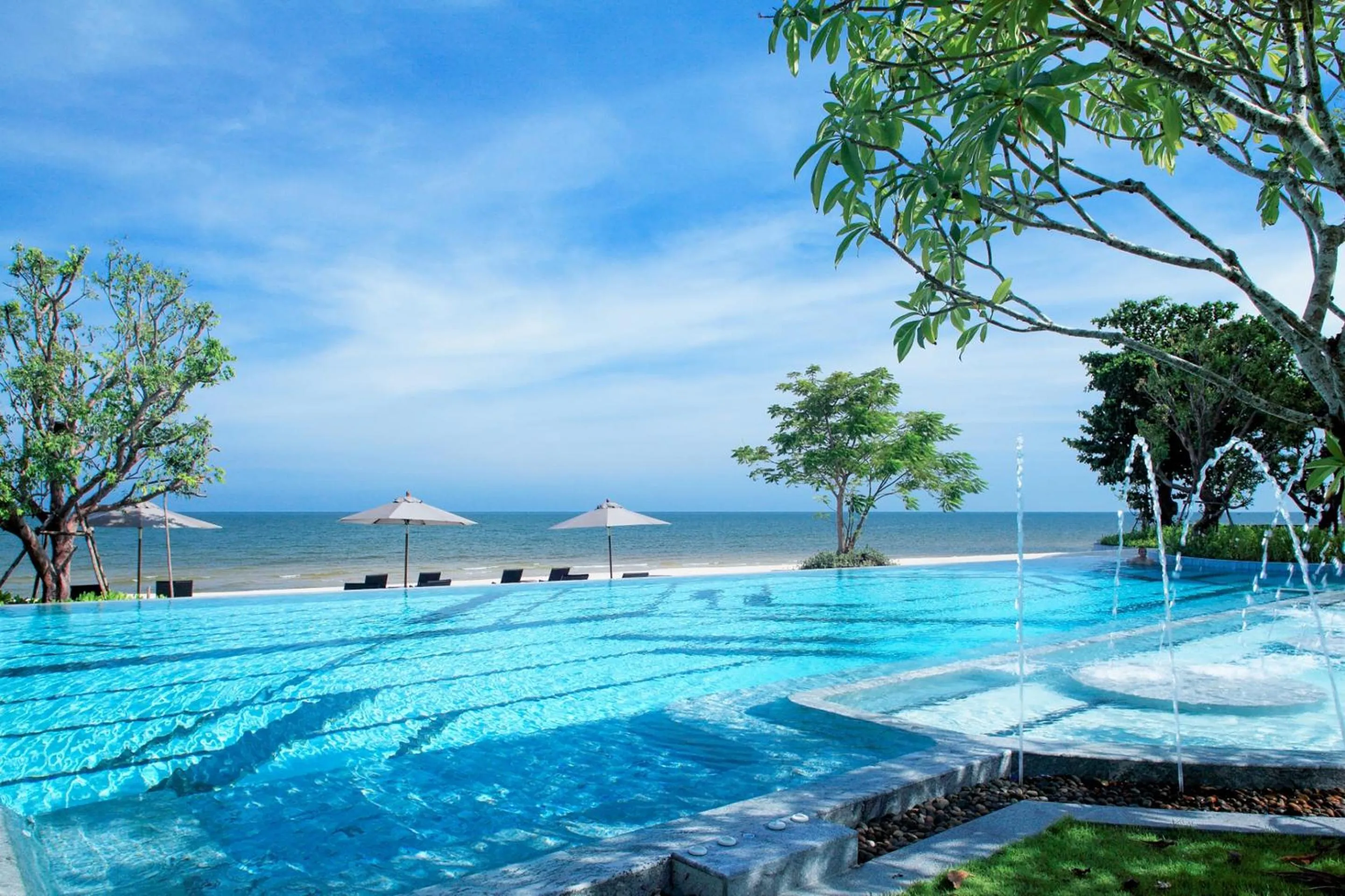 Sea view in Baba Beach Club Hua Hin Luxury Pool Villa by Sri panwa