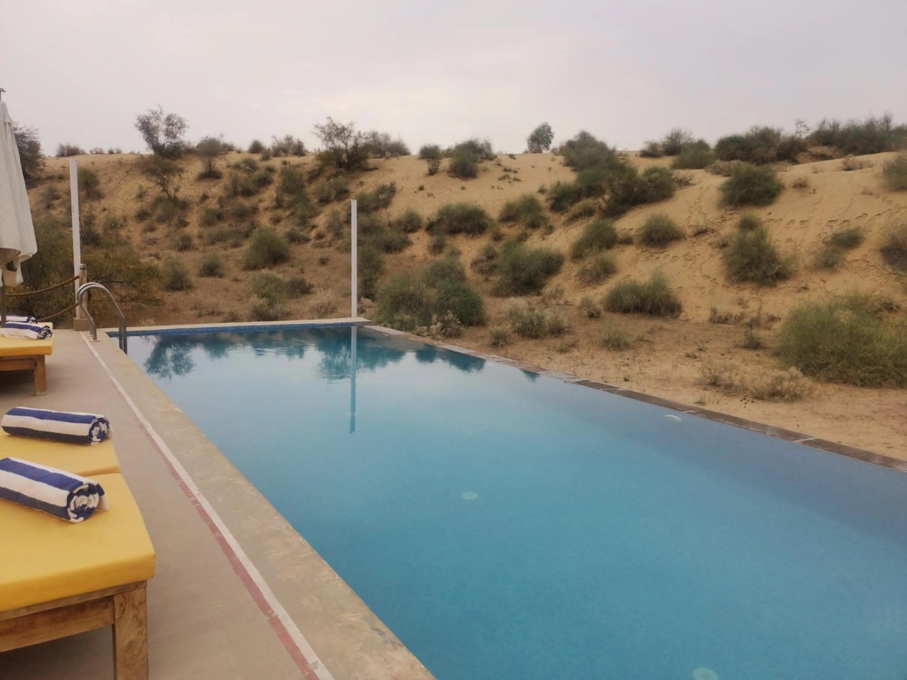 Pool view in Dhora Desert Resort And Spa