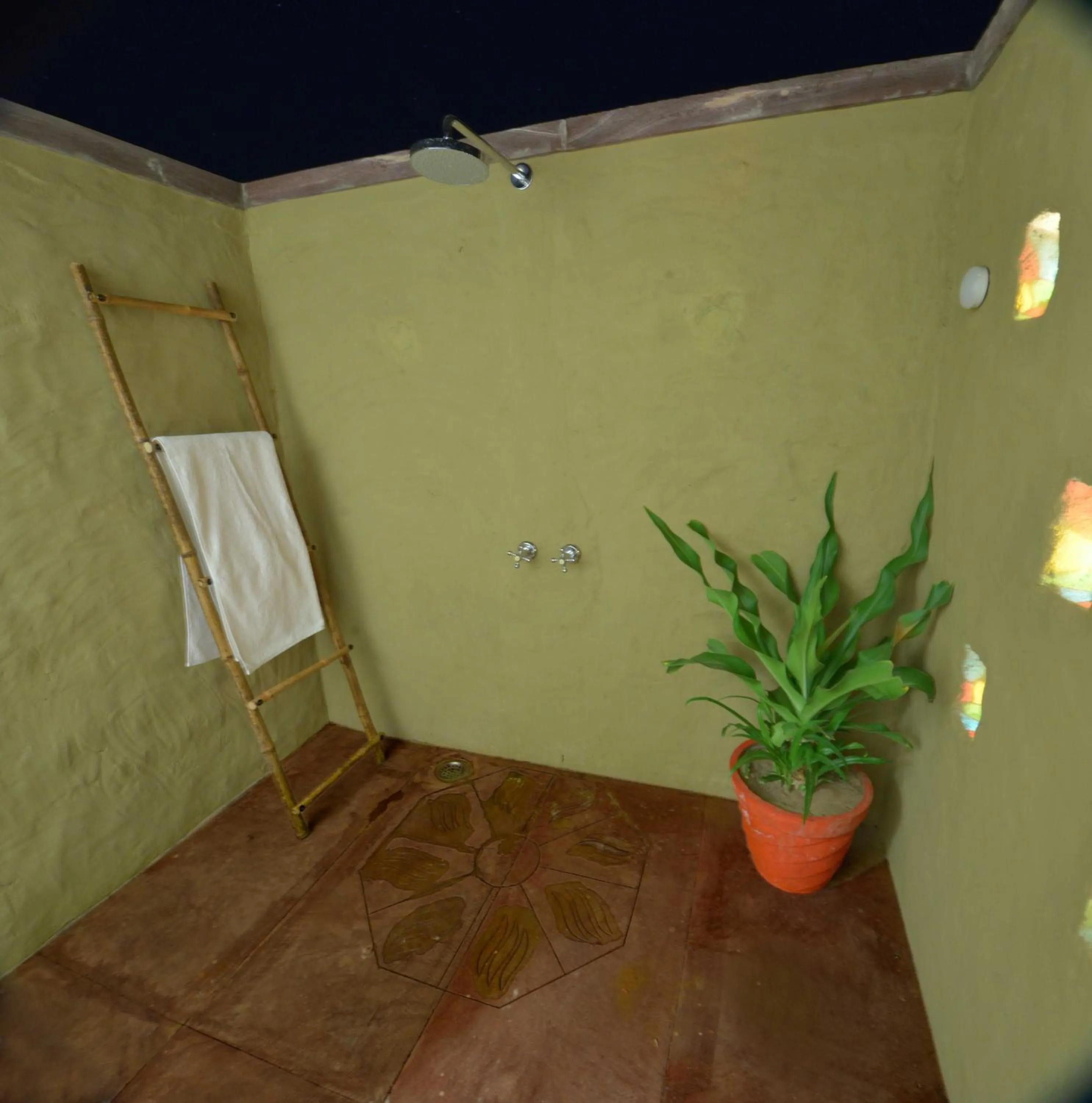 Shower in Dhora Desert Resort And Spa