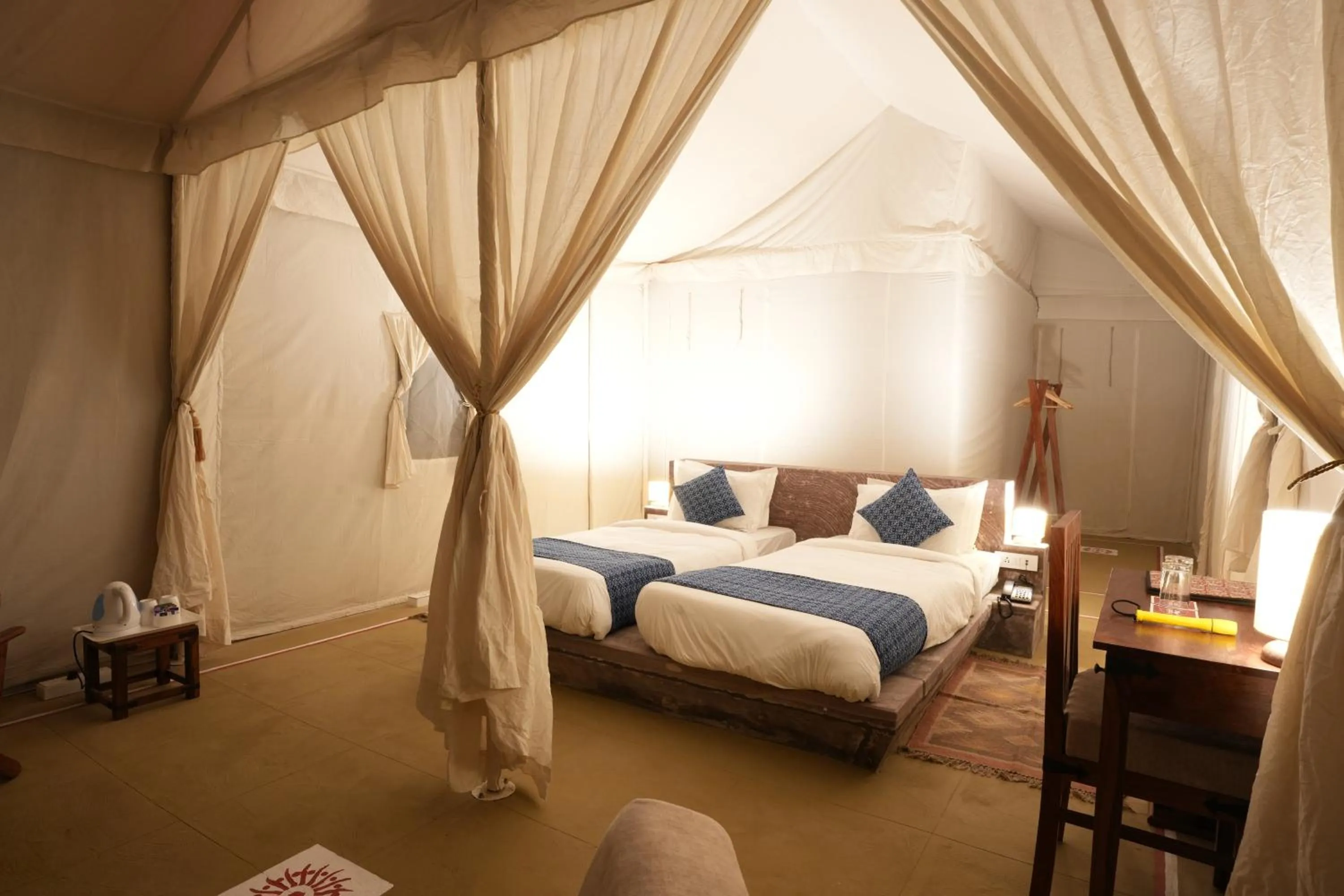 Photo of the whole room, Bed in Dhora Desert Resort And Spa