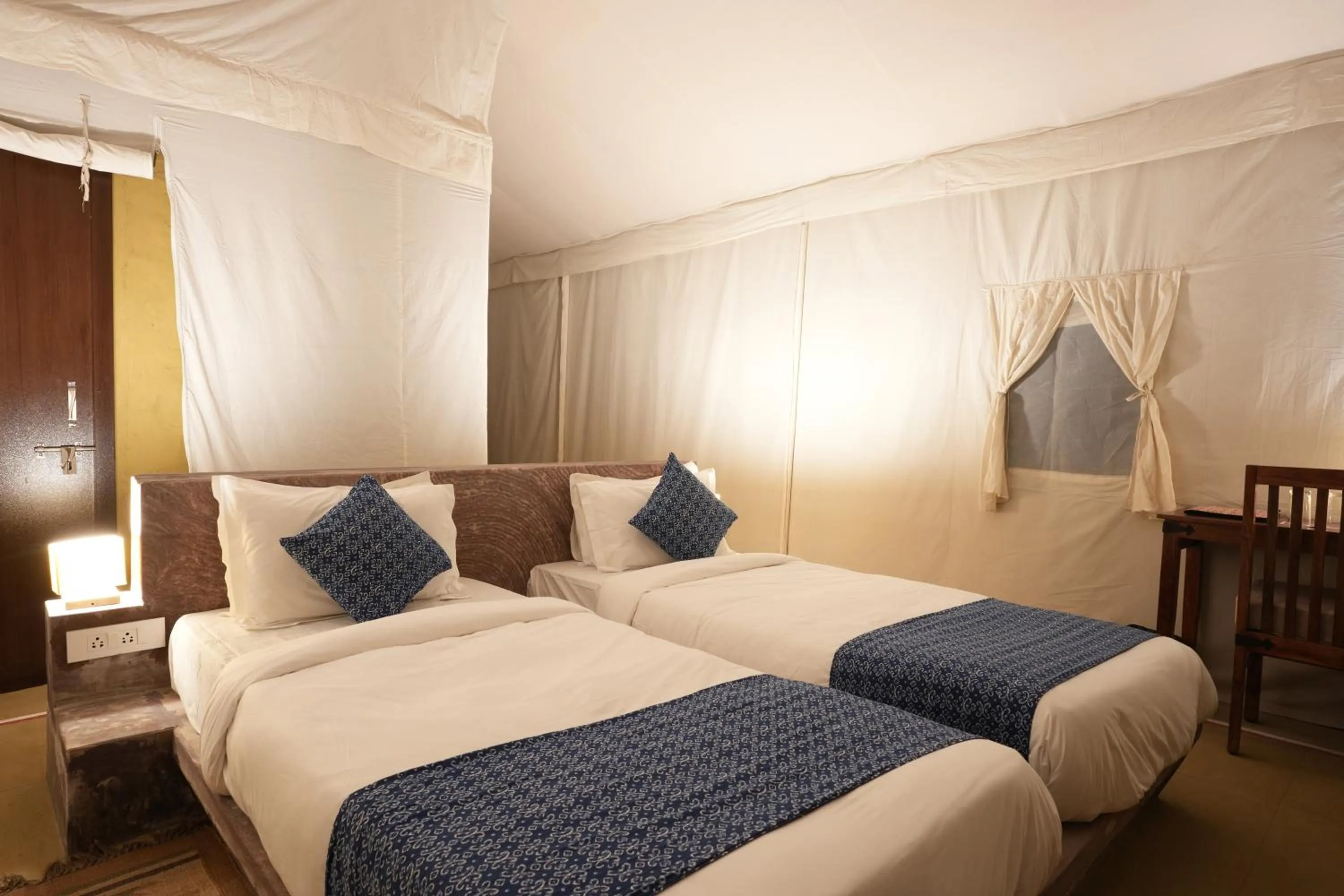 Photo of the whole room, Bed in Dhora Desert Resort And Spa