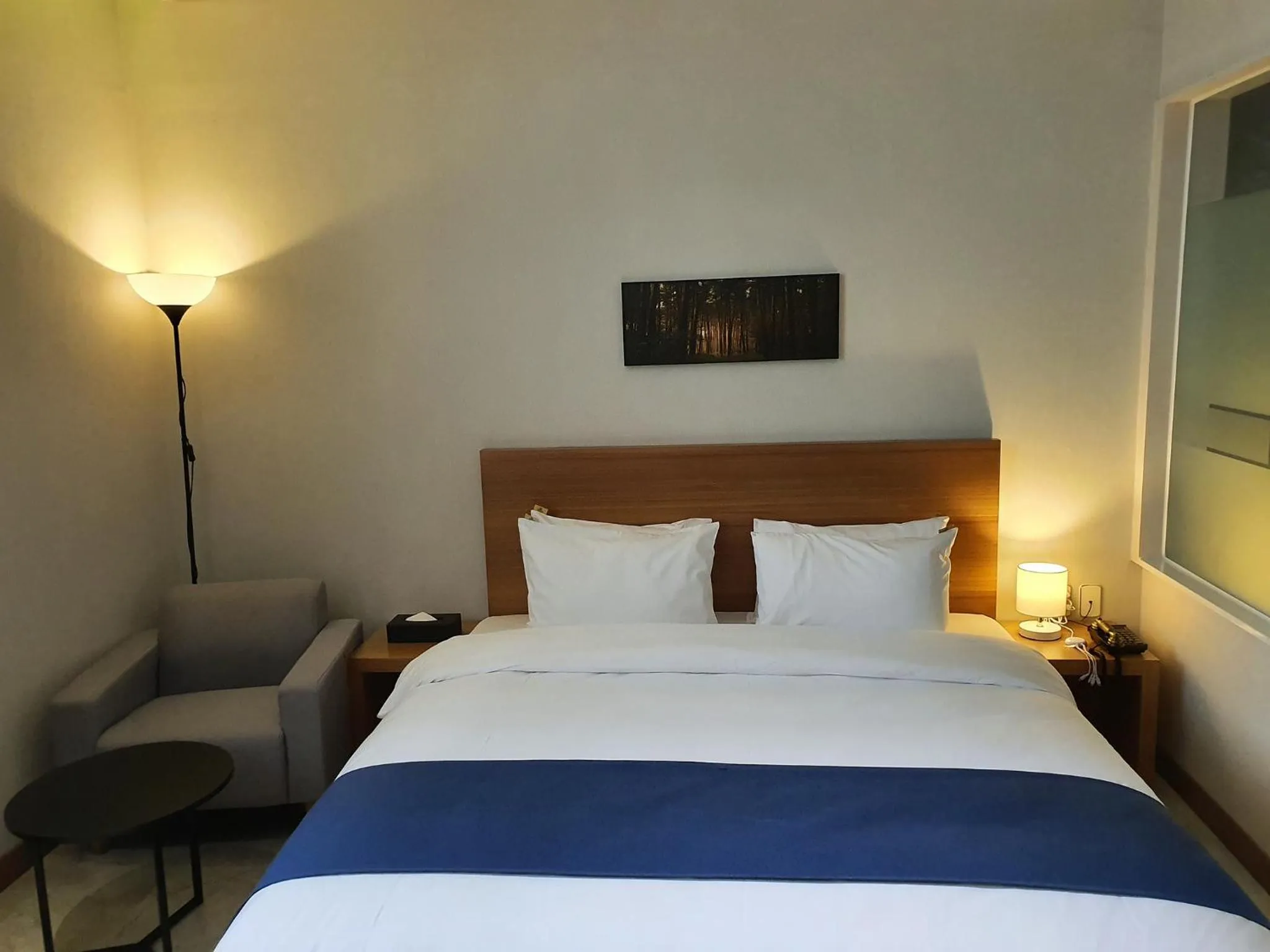 Decorative detail, Bed in Benikea Hotel Yangsan