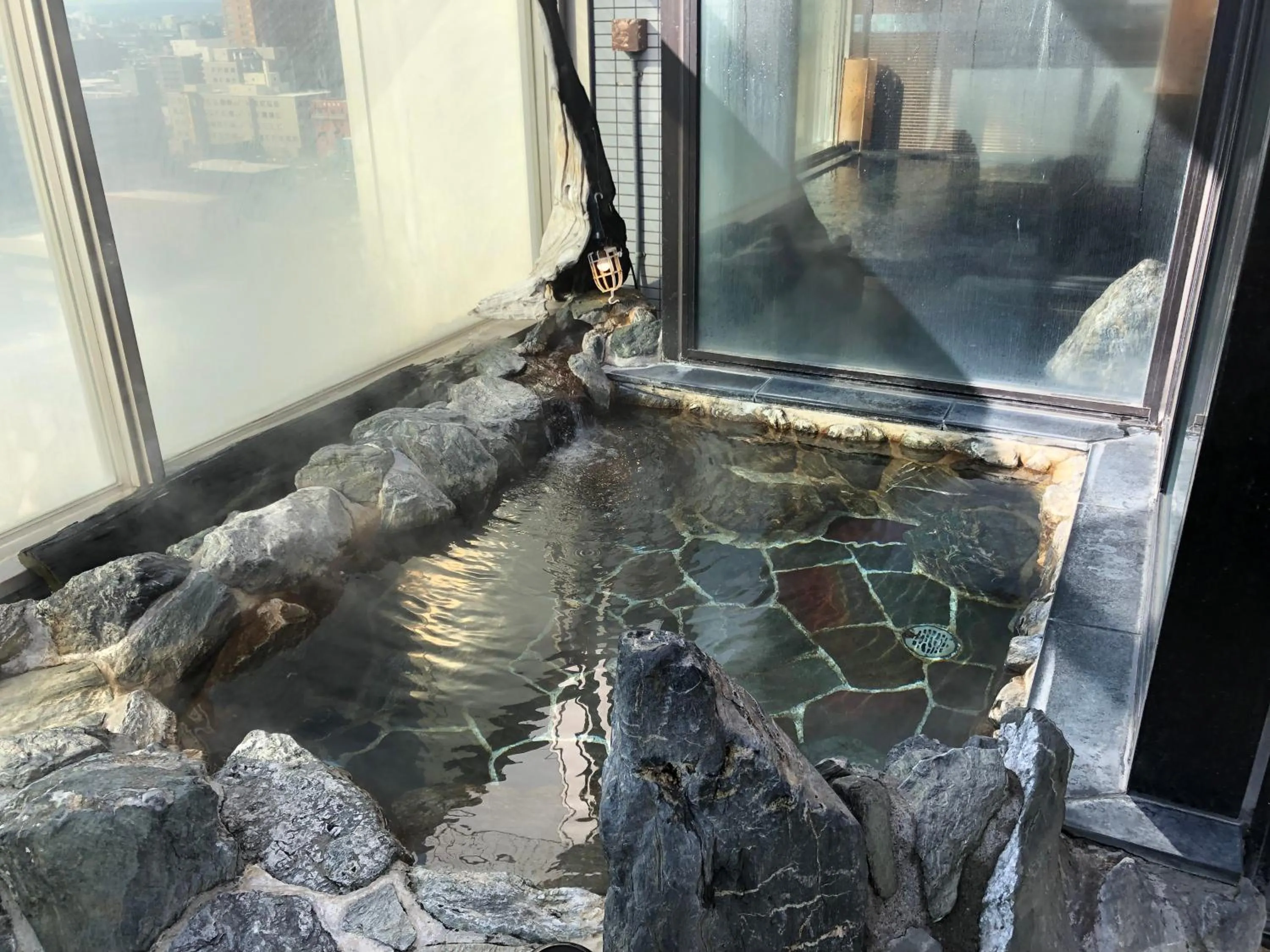 Open Air Bath in Dormy Inn PREMIUM Kushiro