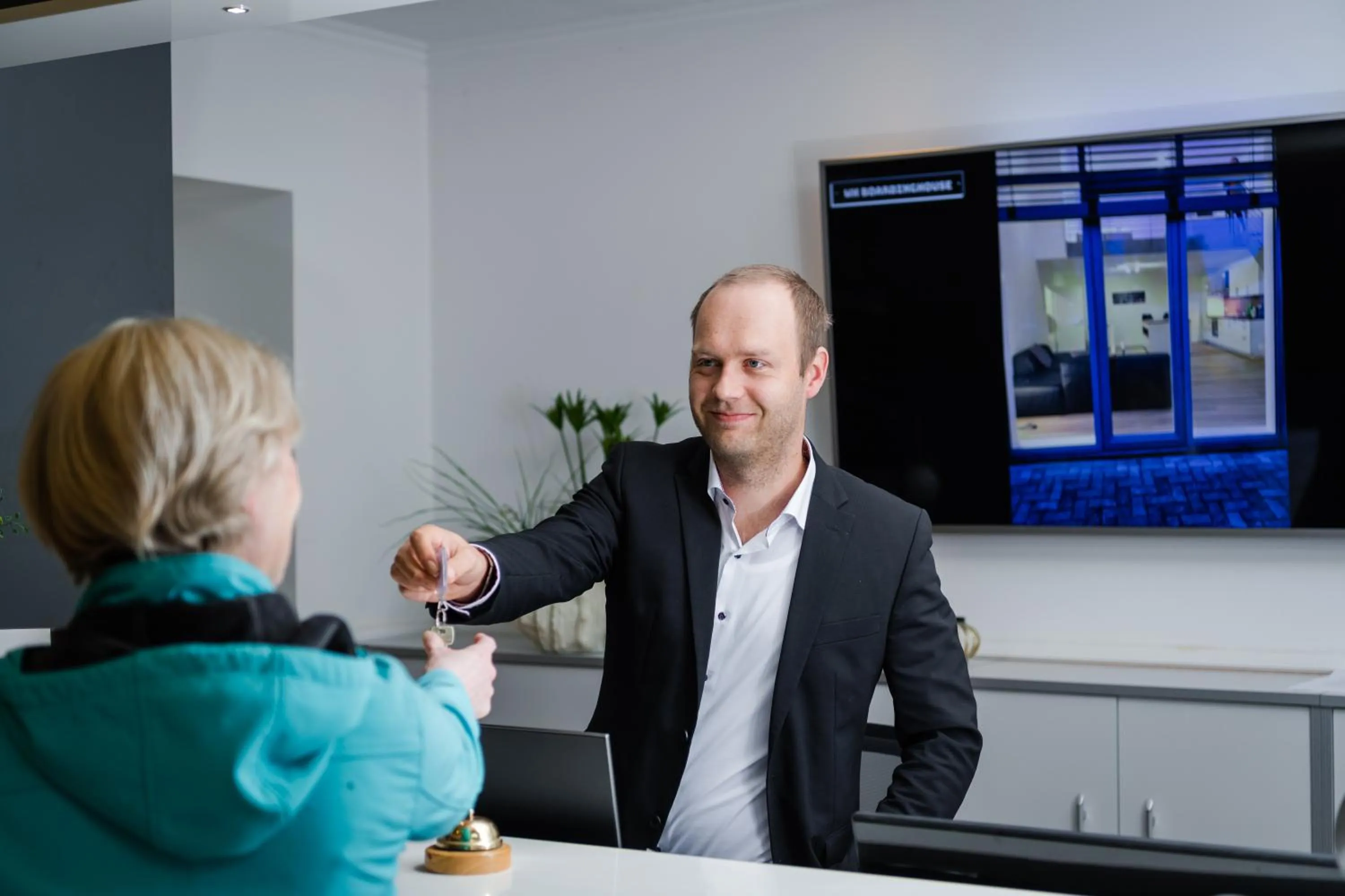 Lobby or reception in WH Hotels Papenburg Zentrum