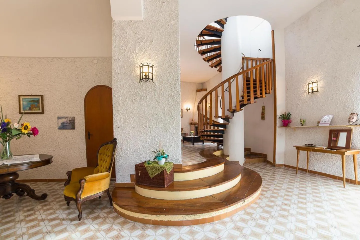 Seating area in B&B Bouganville