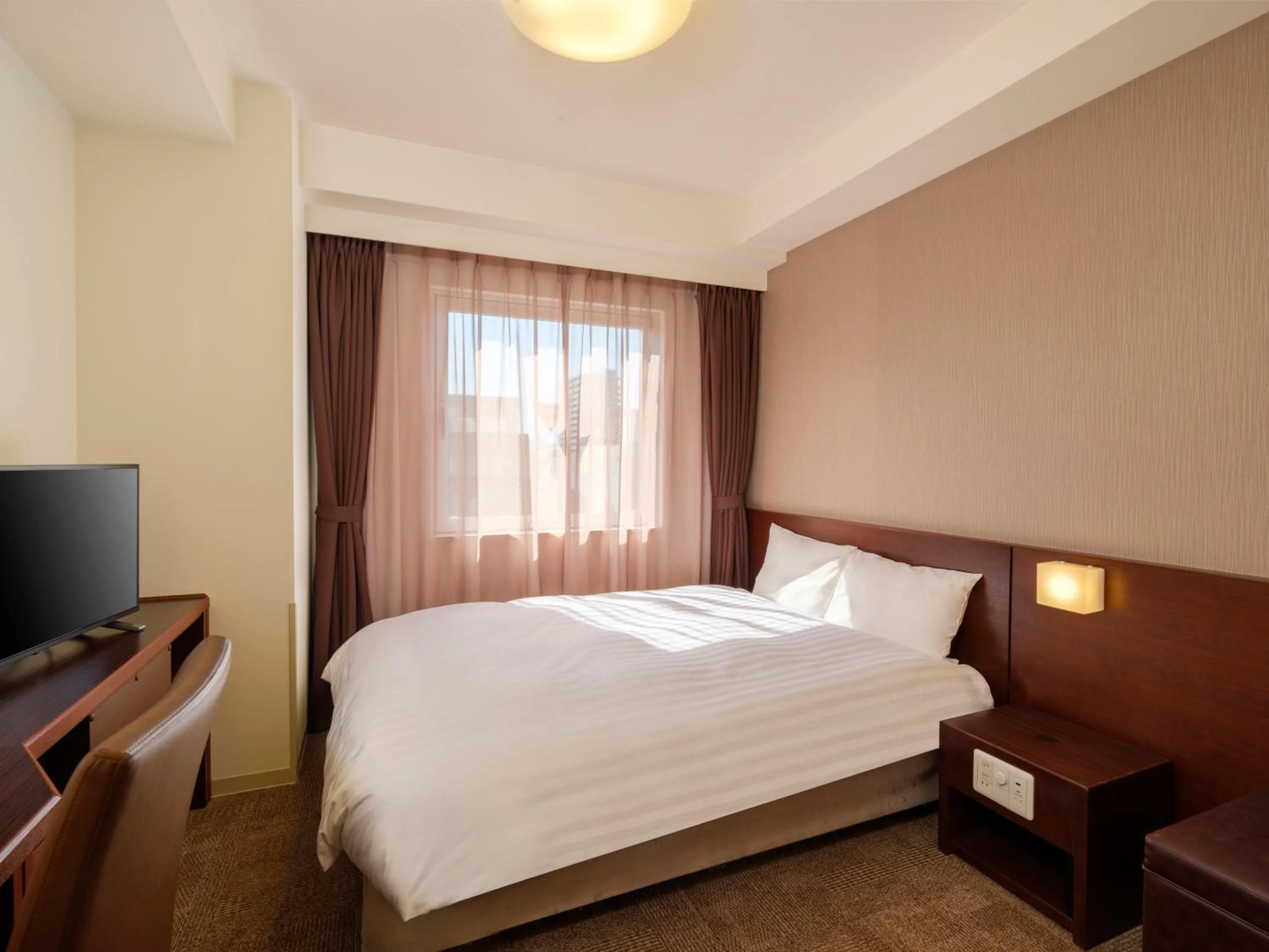 Photo of the whole room, Bed in Dormy Inn Takamatsu