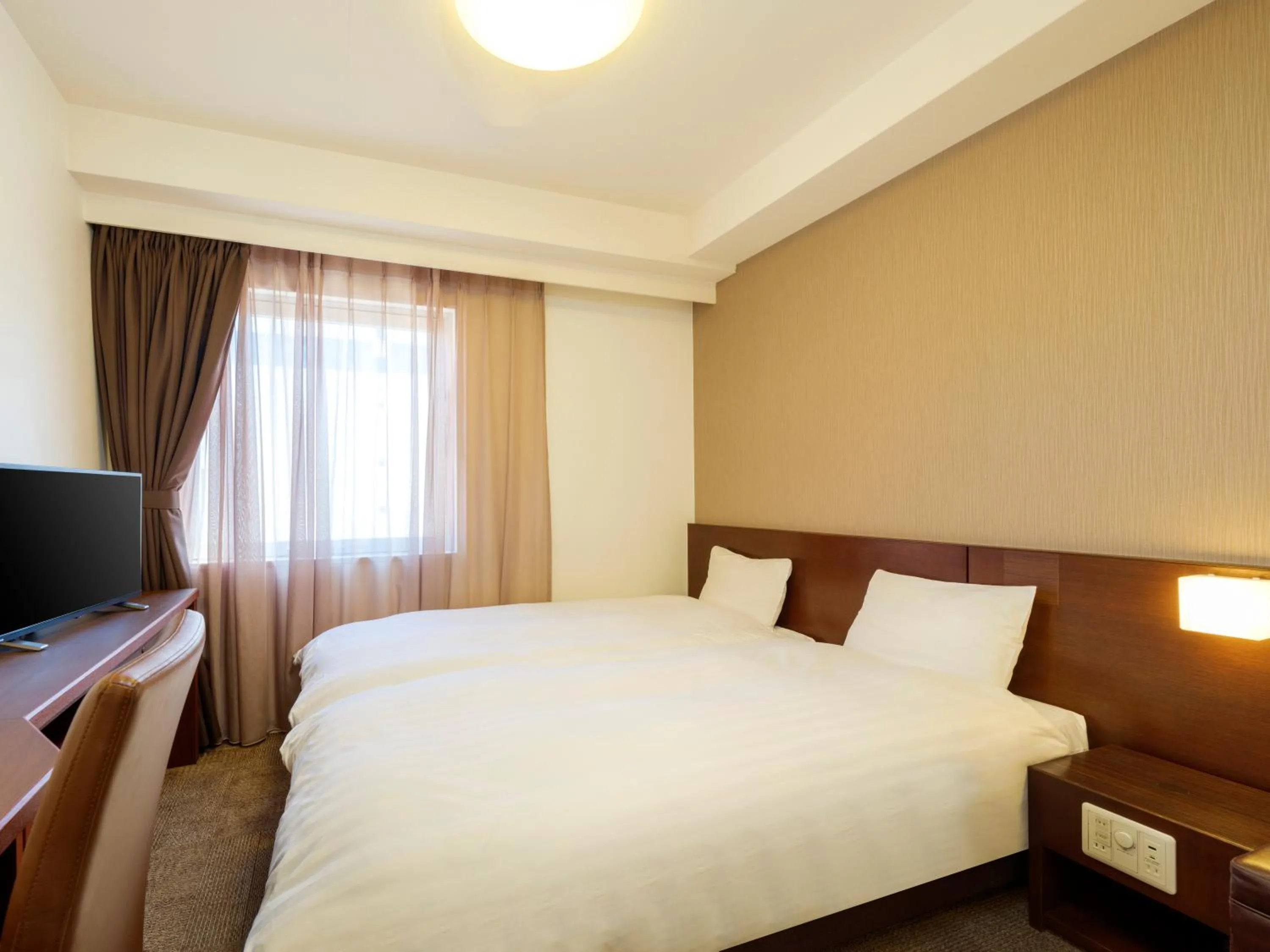 Photo of the whole room, Bed in Dormy Inn Takamatsu