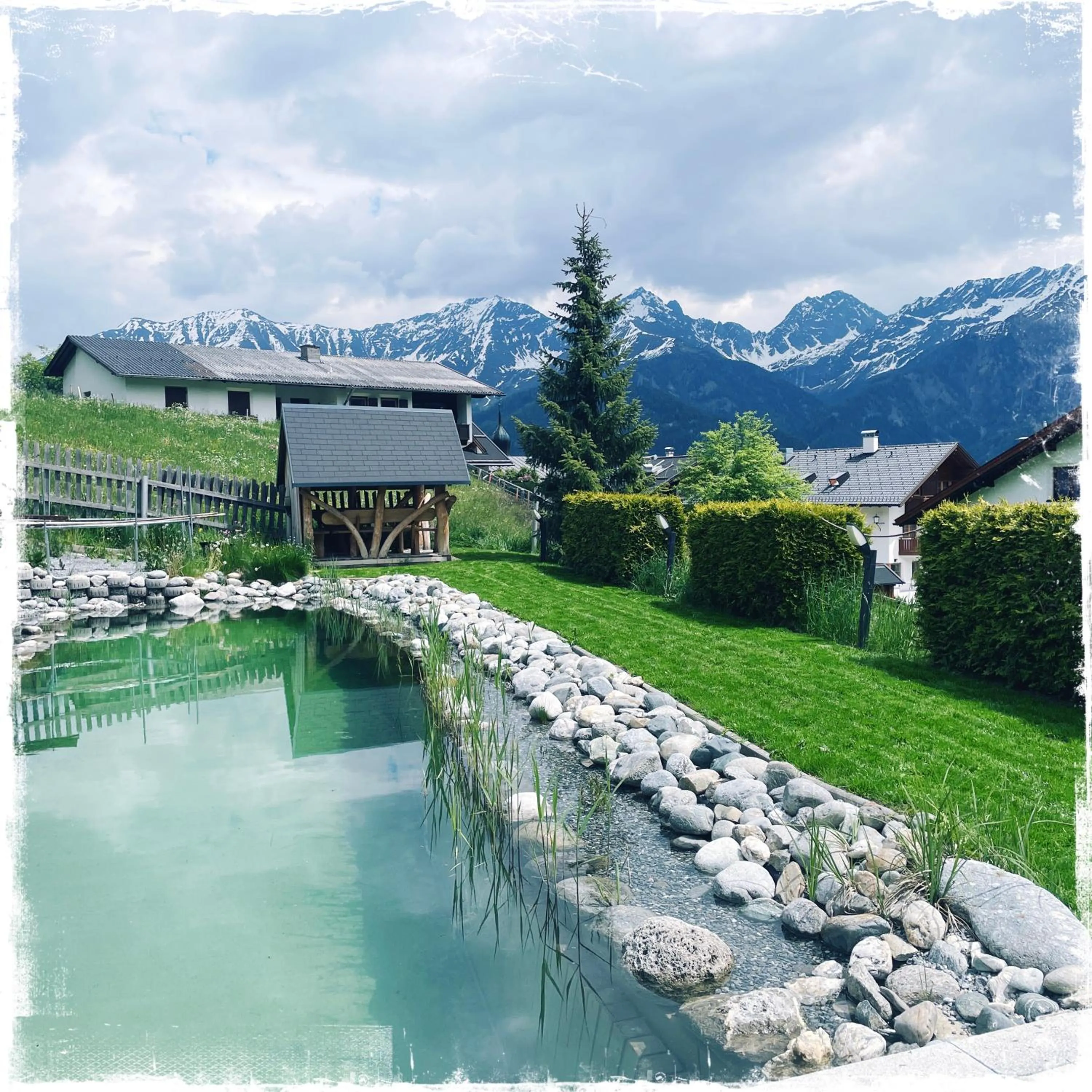 Swimming pool in Hotel Garni Alpendiamant