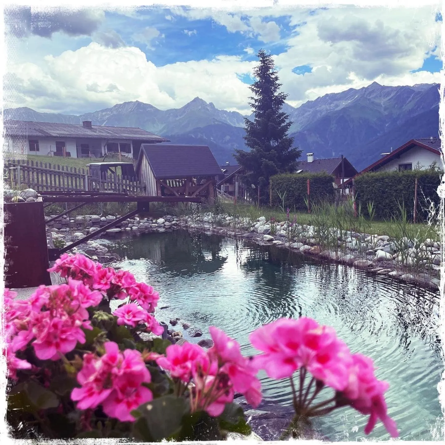 Garden in Hotel Garni Alpendiamant