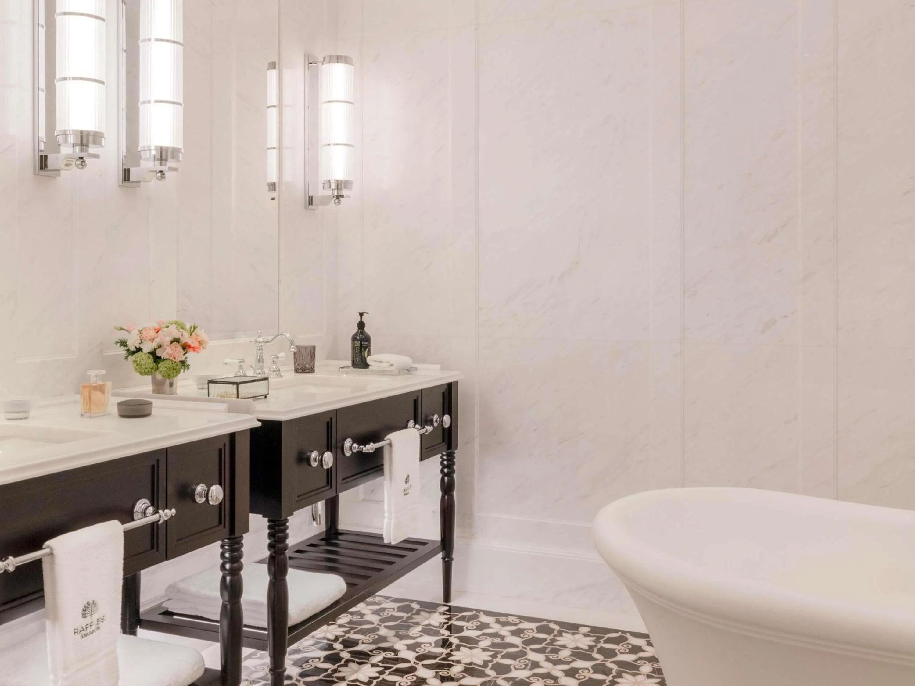 Bedroom in Raffles Singapore