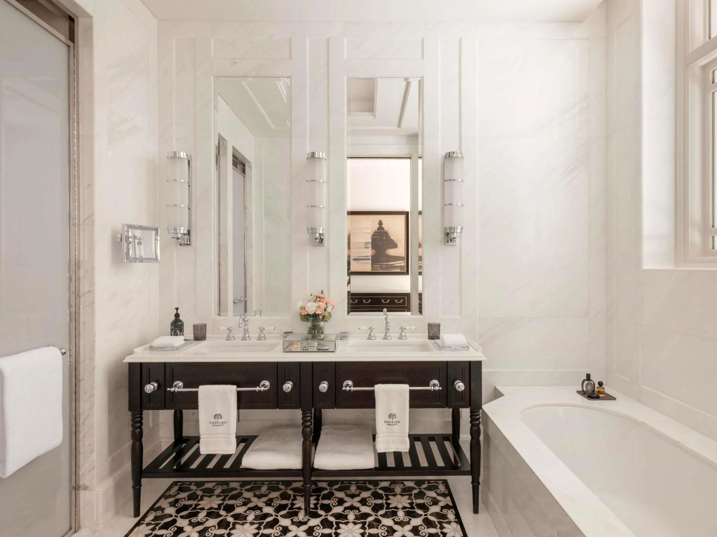 Bedroom in Raffles Singapore