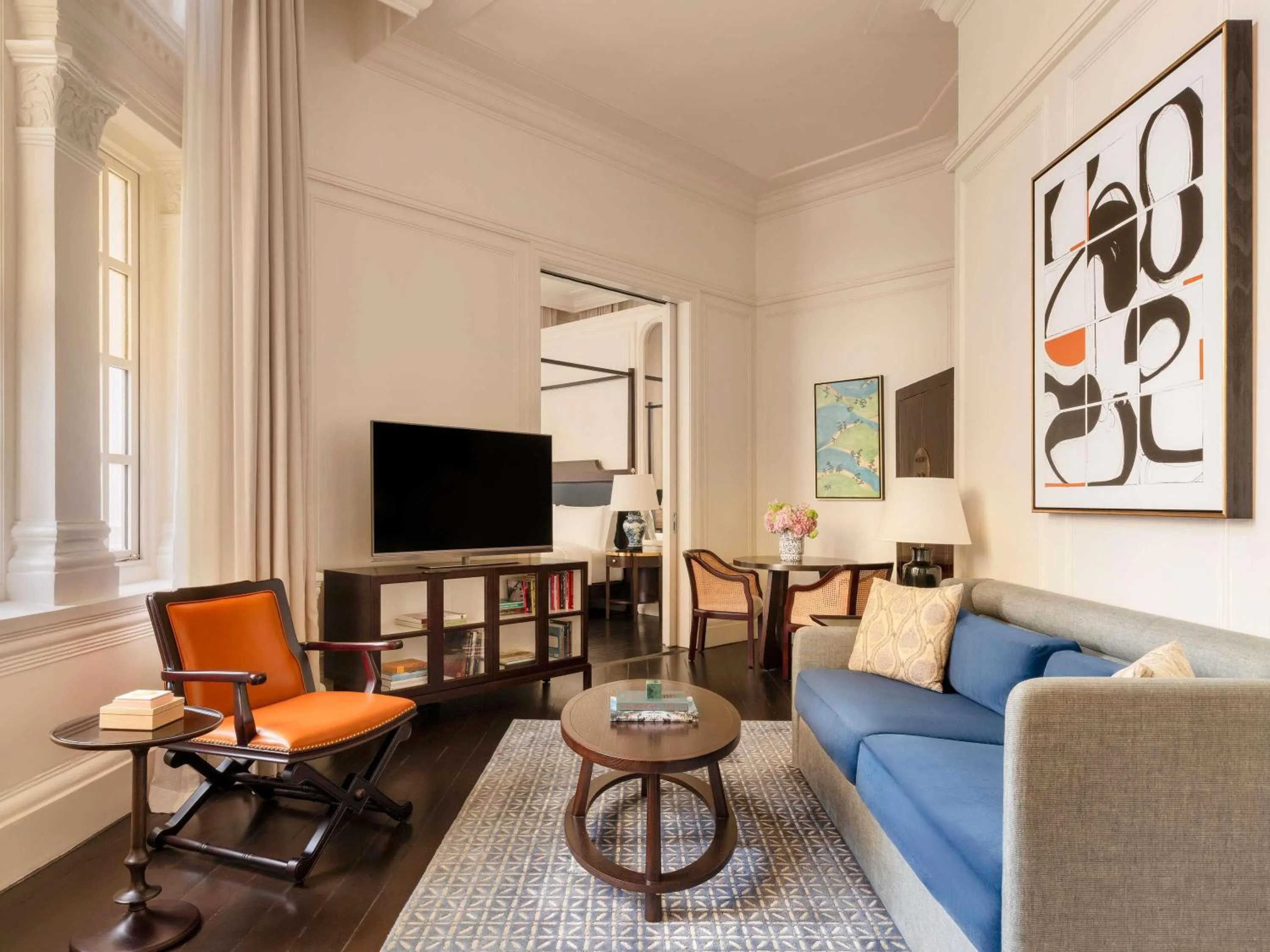 Bedroom in Raffles Singapore