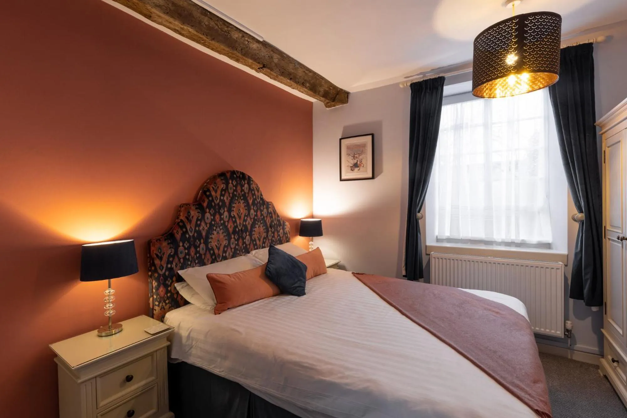 Bedroom, Bed in The Old Vicarage Hotel & Restaurant