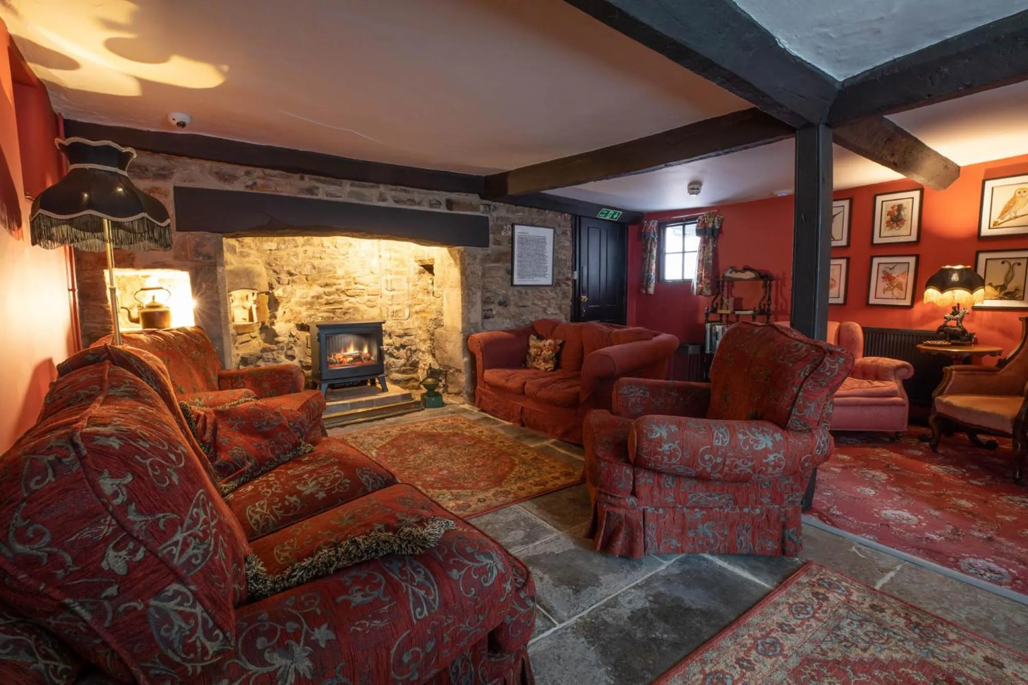 Seating area in The Old Vicarage Hotel & Restaurant