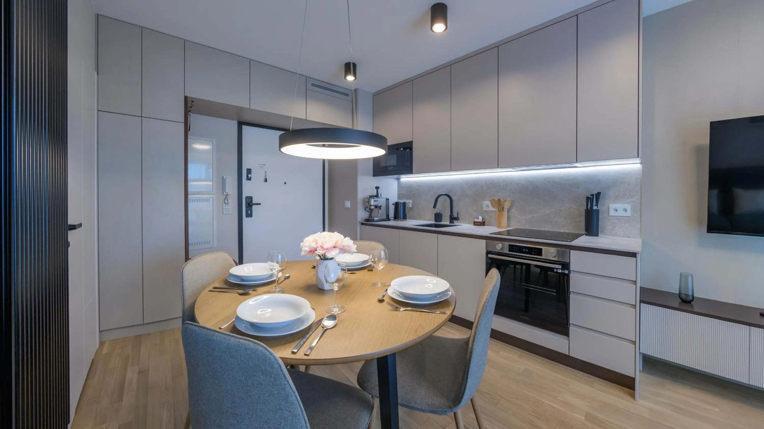 Kitchen or kitchenette in Na Klifie, Sun & Snow