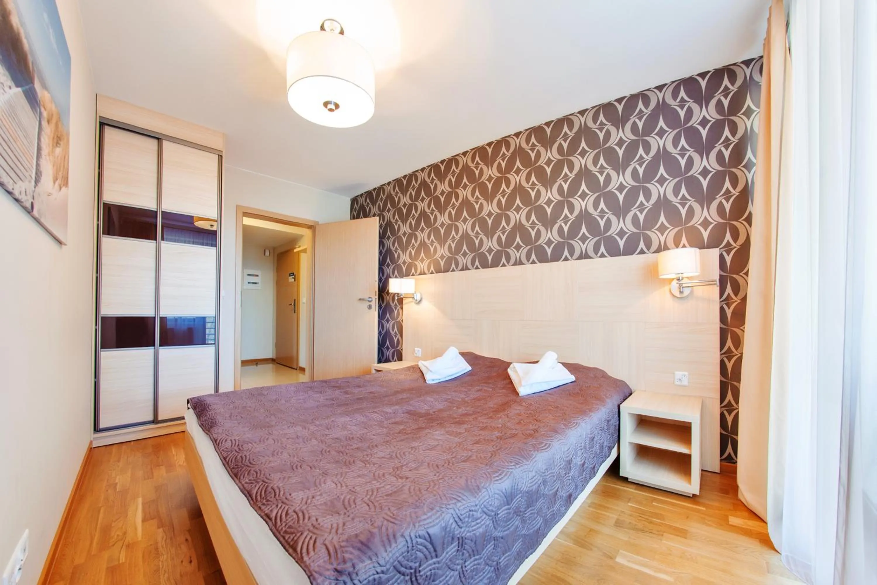 Bedroom, Bed in Na Klifie, Sun & Snow