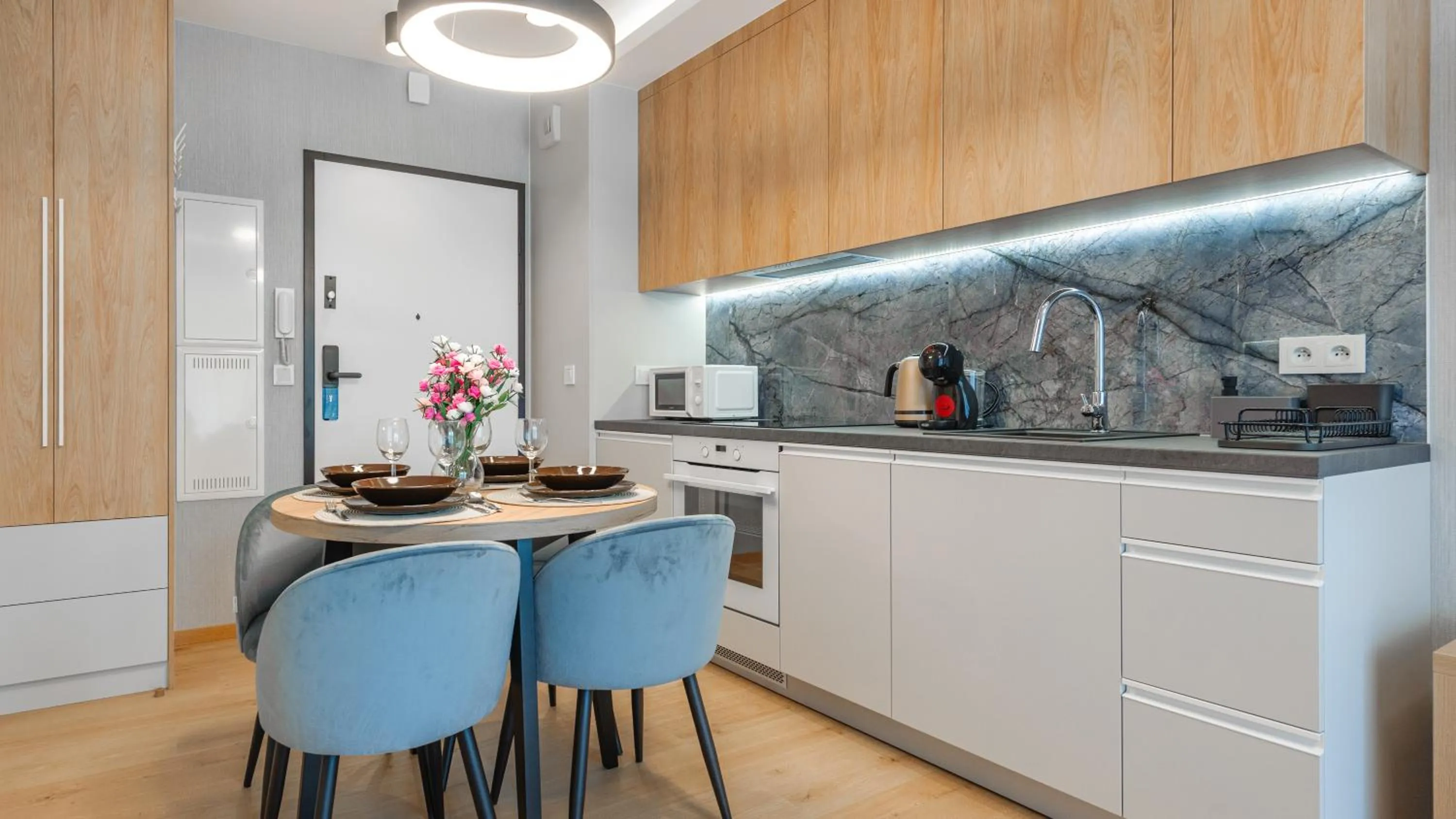 Kitchen or kitchenette in Na Klifie, Sun & Snow