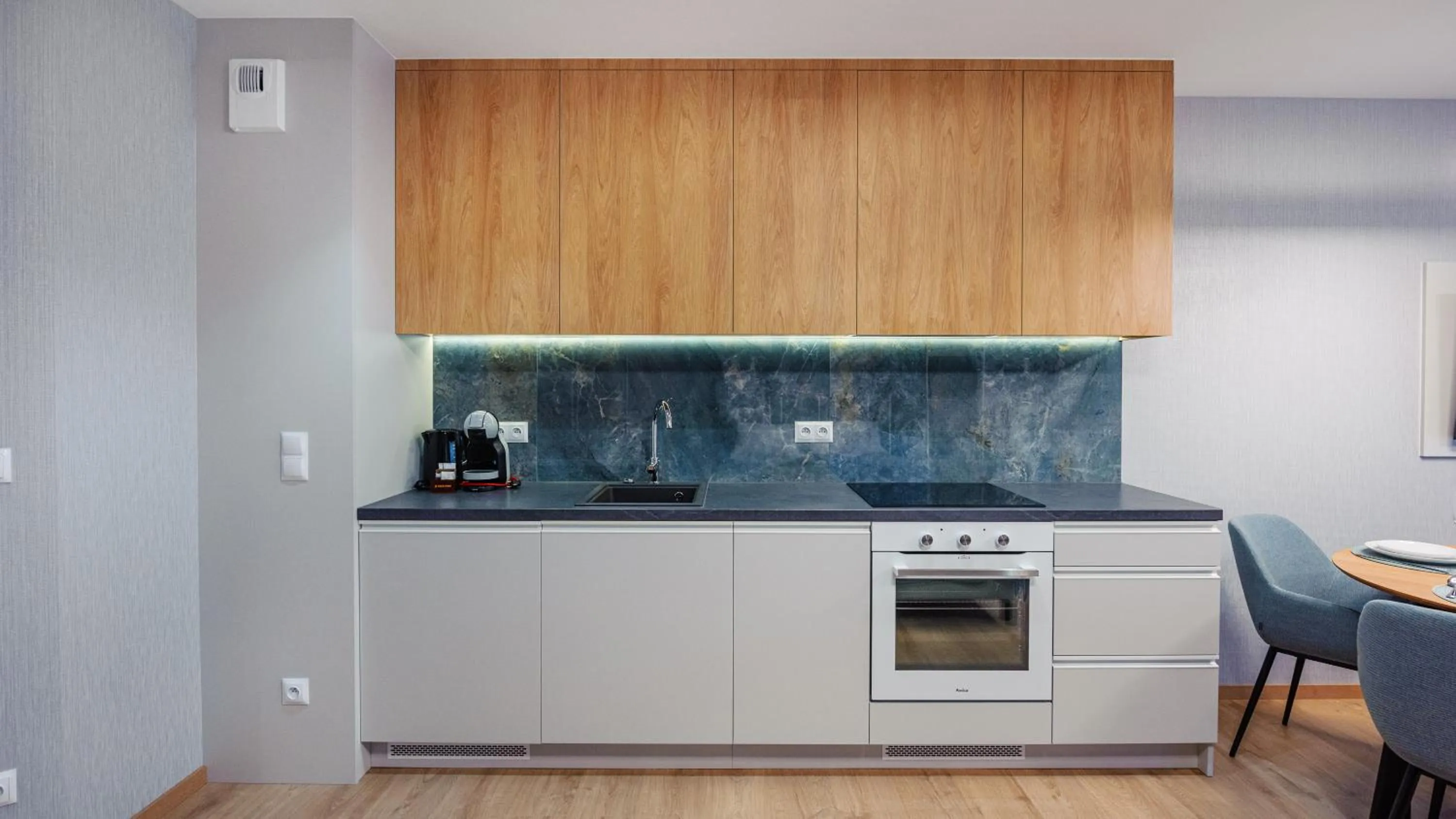 Kitchen or kitchenette in Na Klifie, Sun & Snow