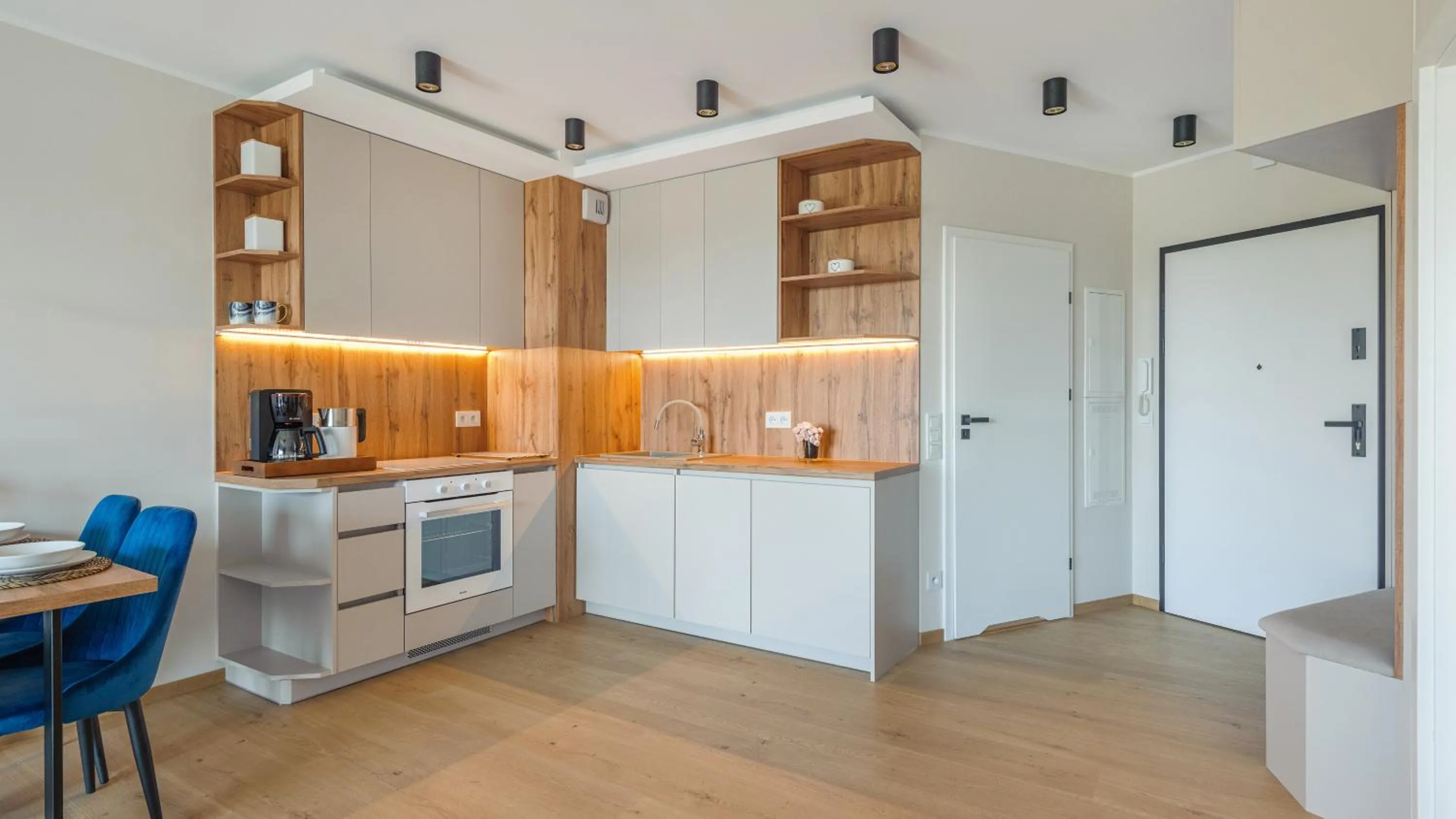 Kitchen or kitchenette in Na Klifie, Sun & Snow