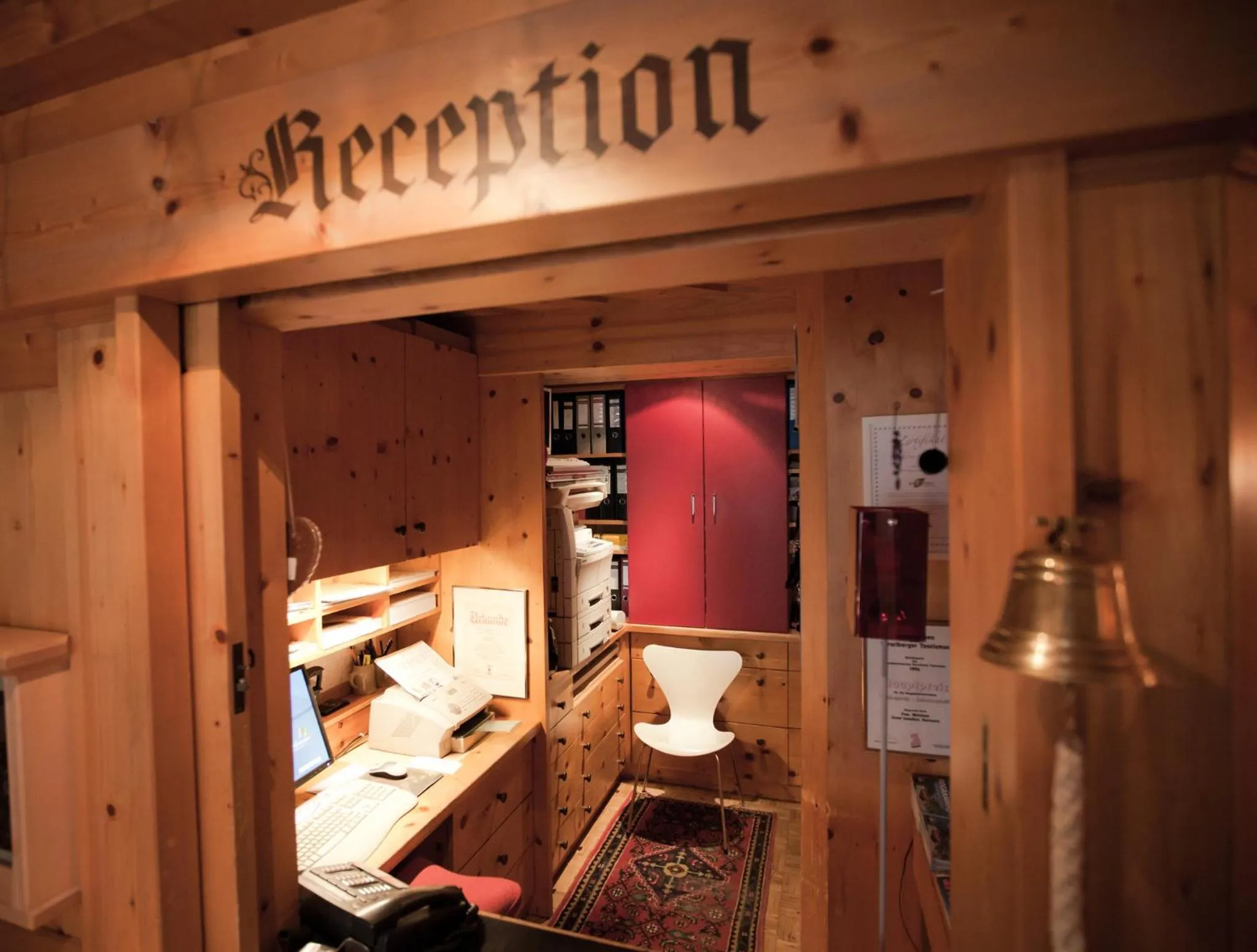 Lobby or reception in Bio-Hotel Saladina