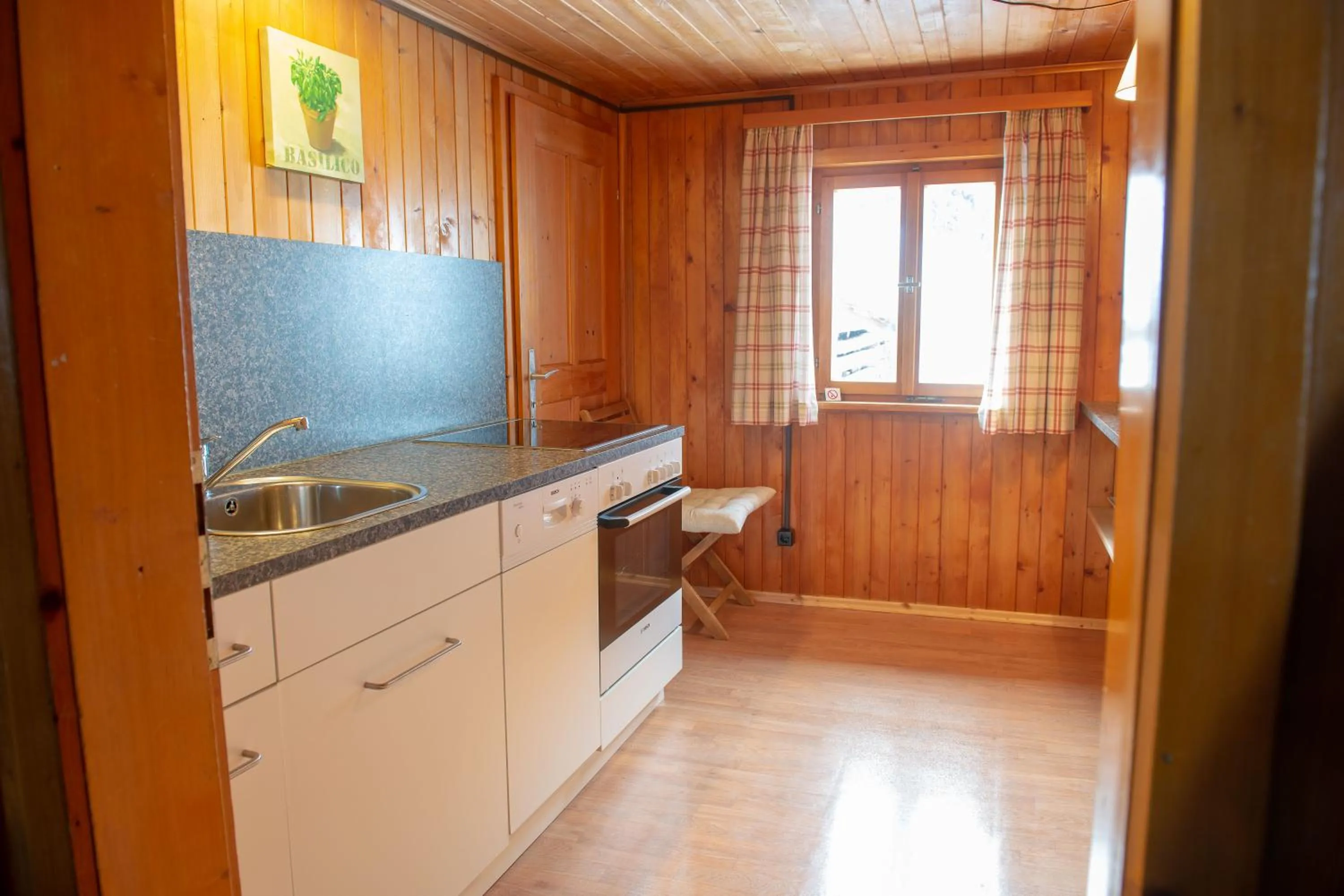 Kitchen or kitchenette in Bio-Hotel Saladina