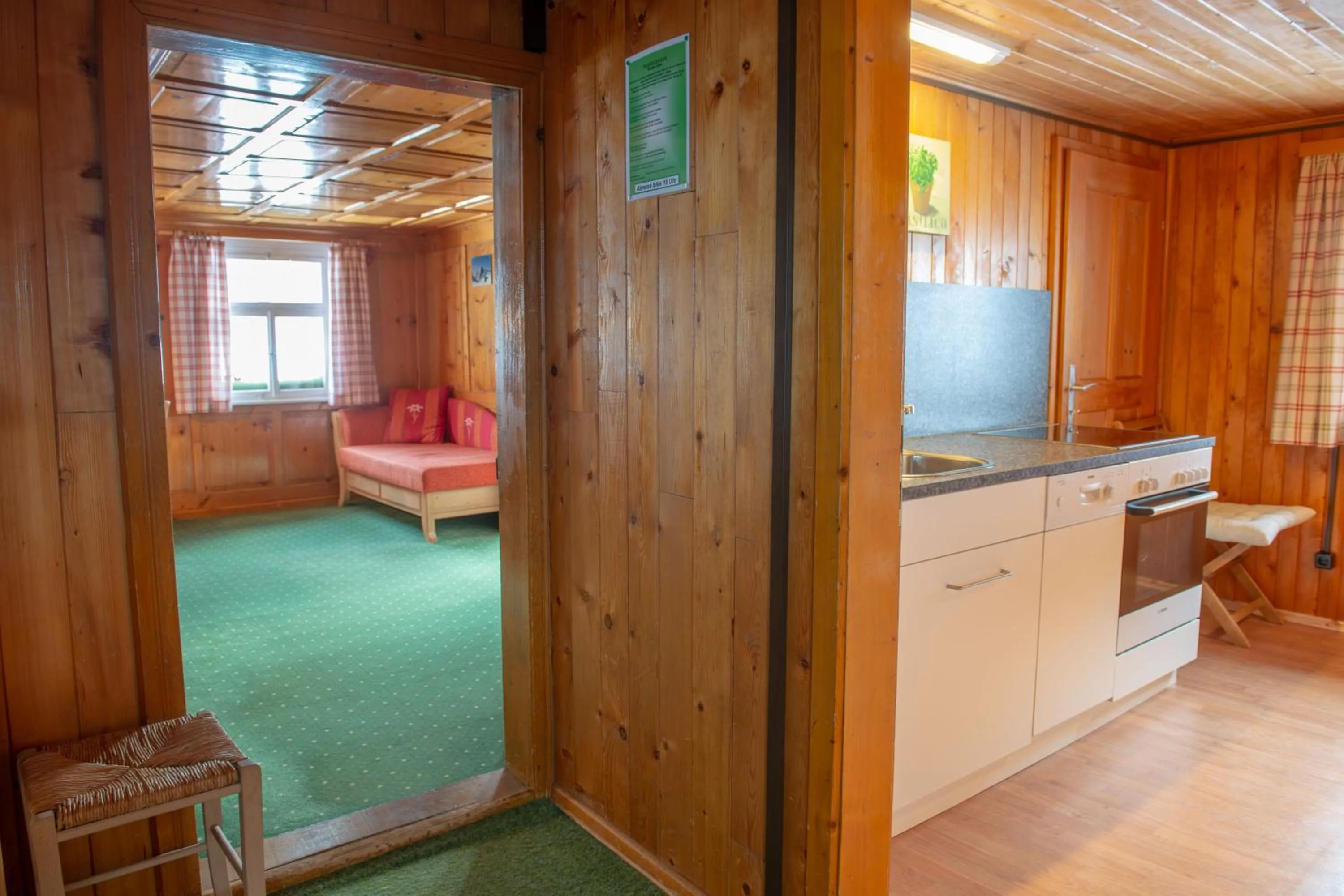 Kitchen or kitchenette in Bio-Hotel Saladina