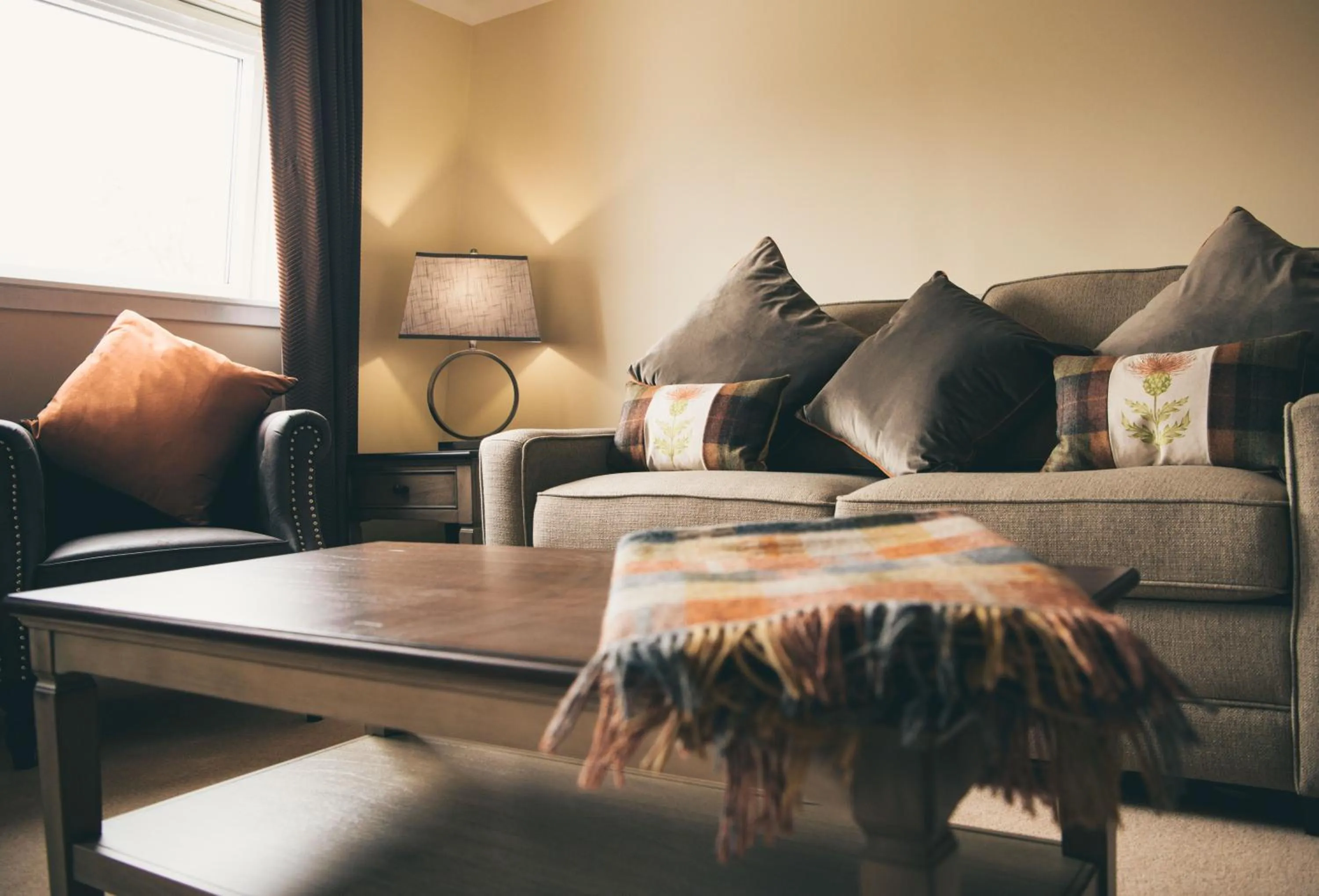 Seating area in Nevis Bank Inn