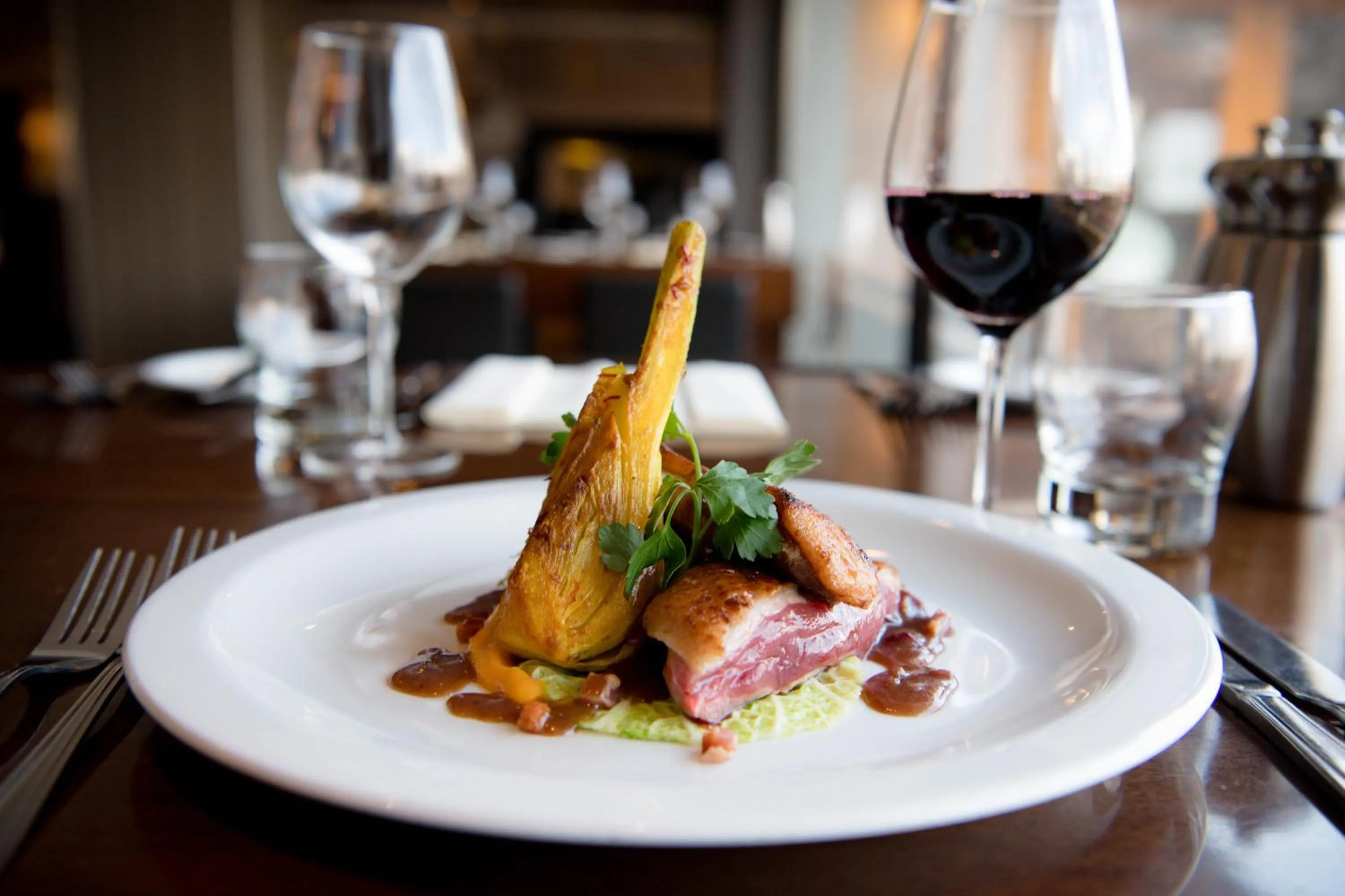 Food and drinks in Nevis Bank Inn