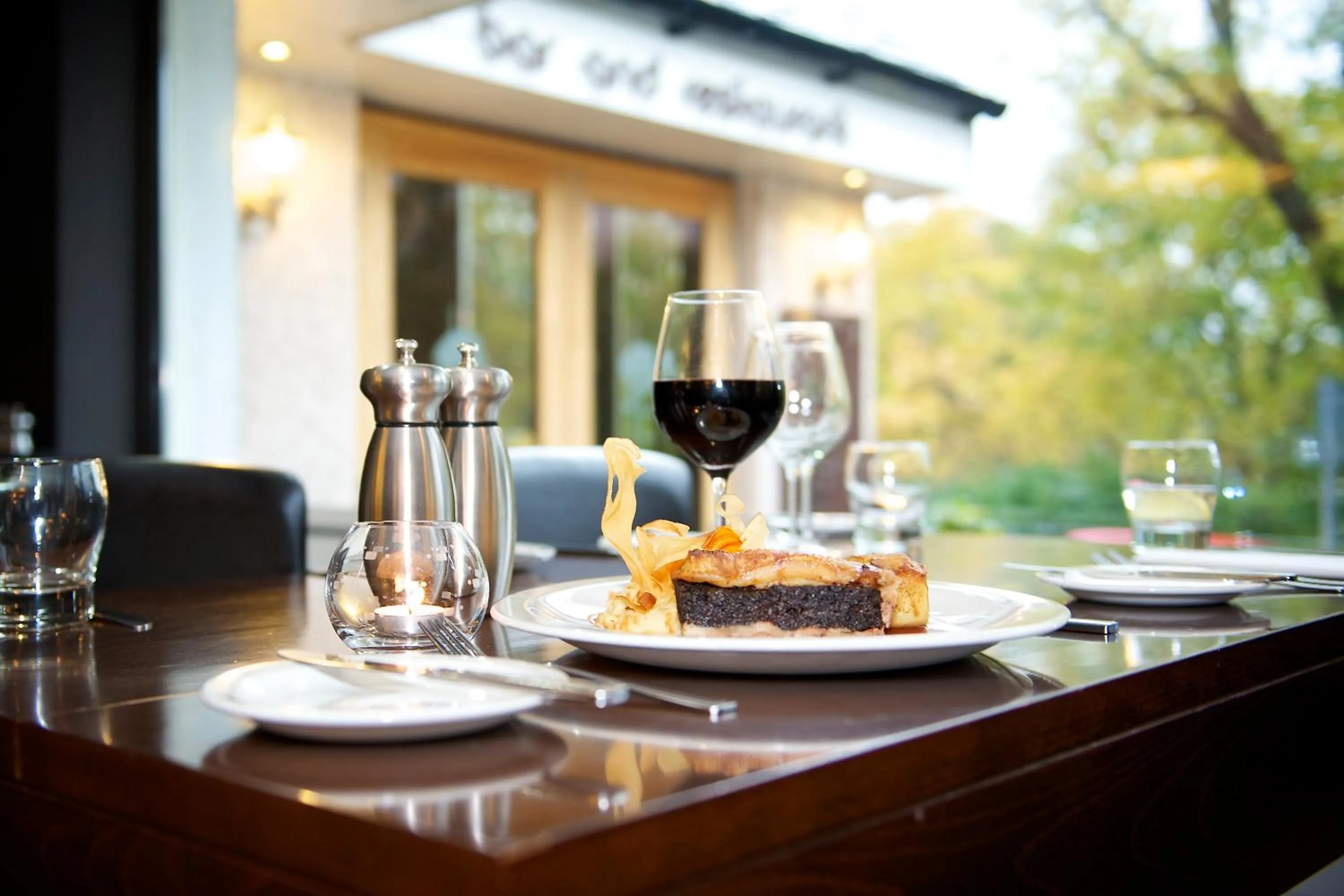 Food in Nevis Bank Inn