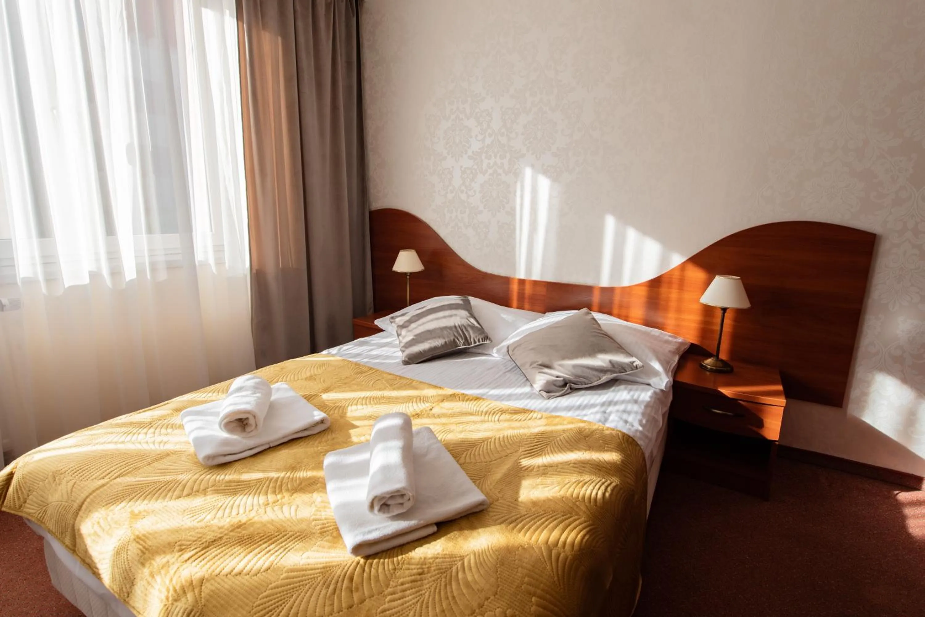 Bed in Hotel Grand Felix