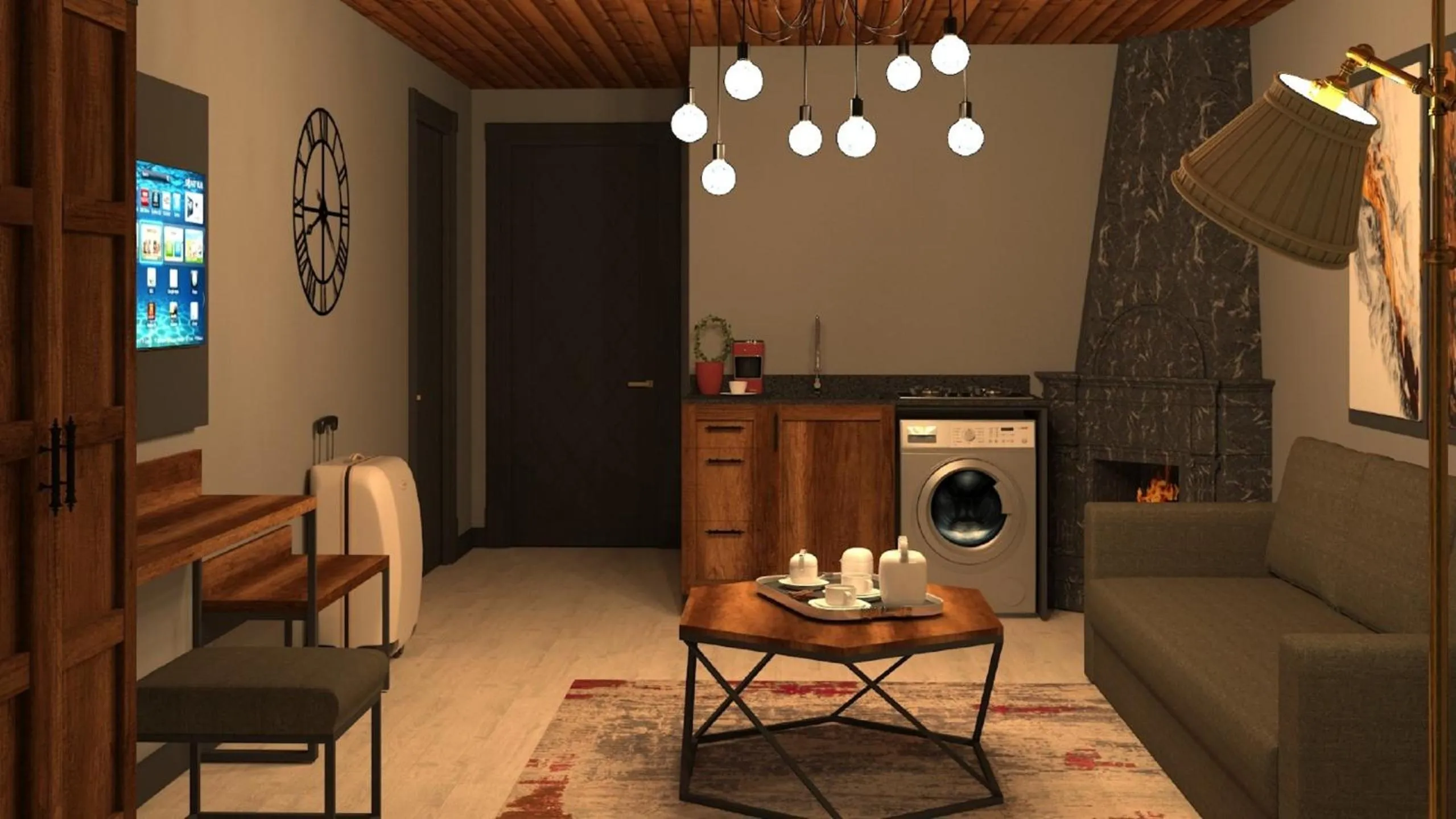 Kitchen or kitchenette in Royal Villa