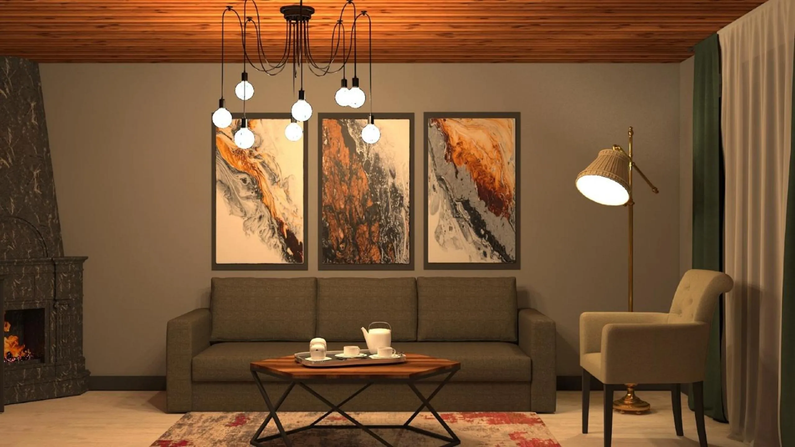 Living room in Royal Villa