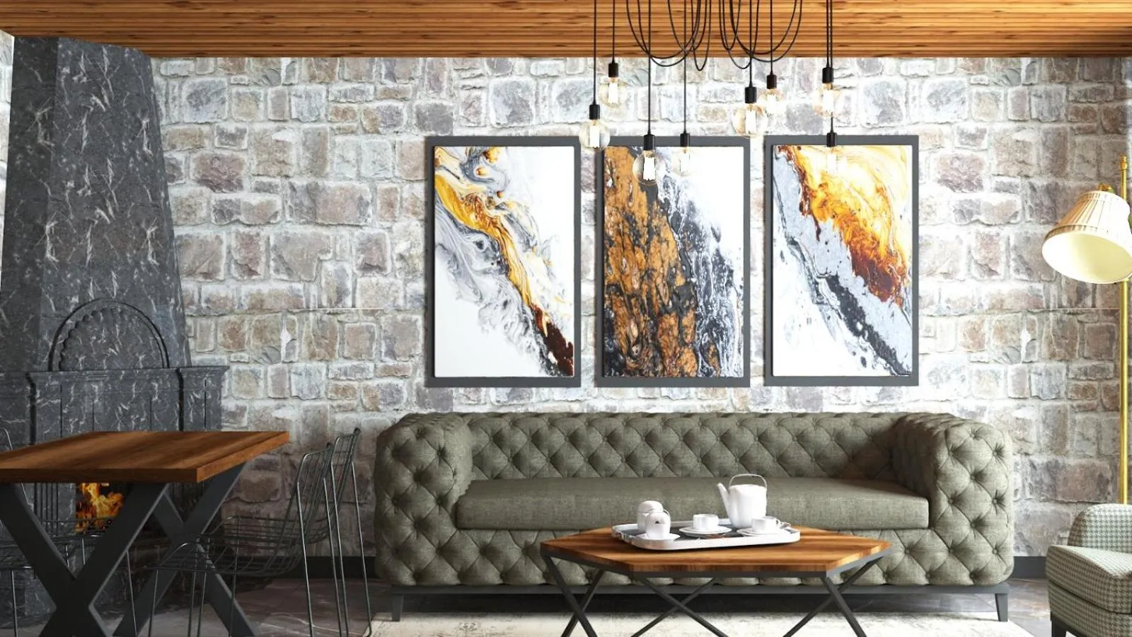 Living room in Royal Villa