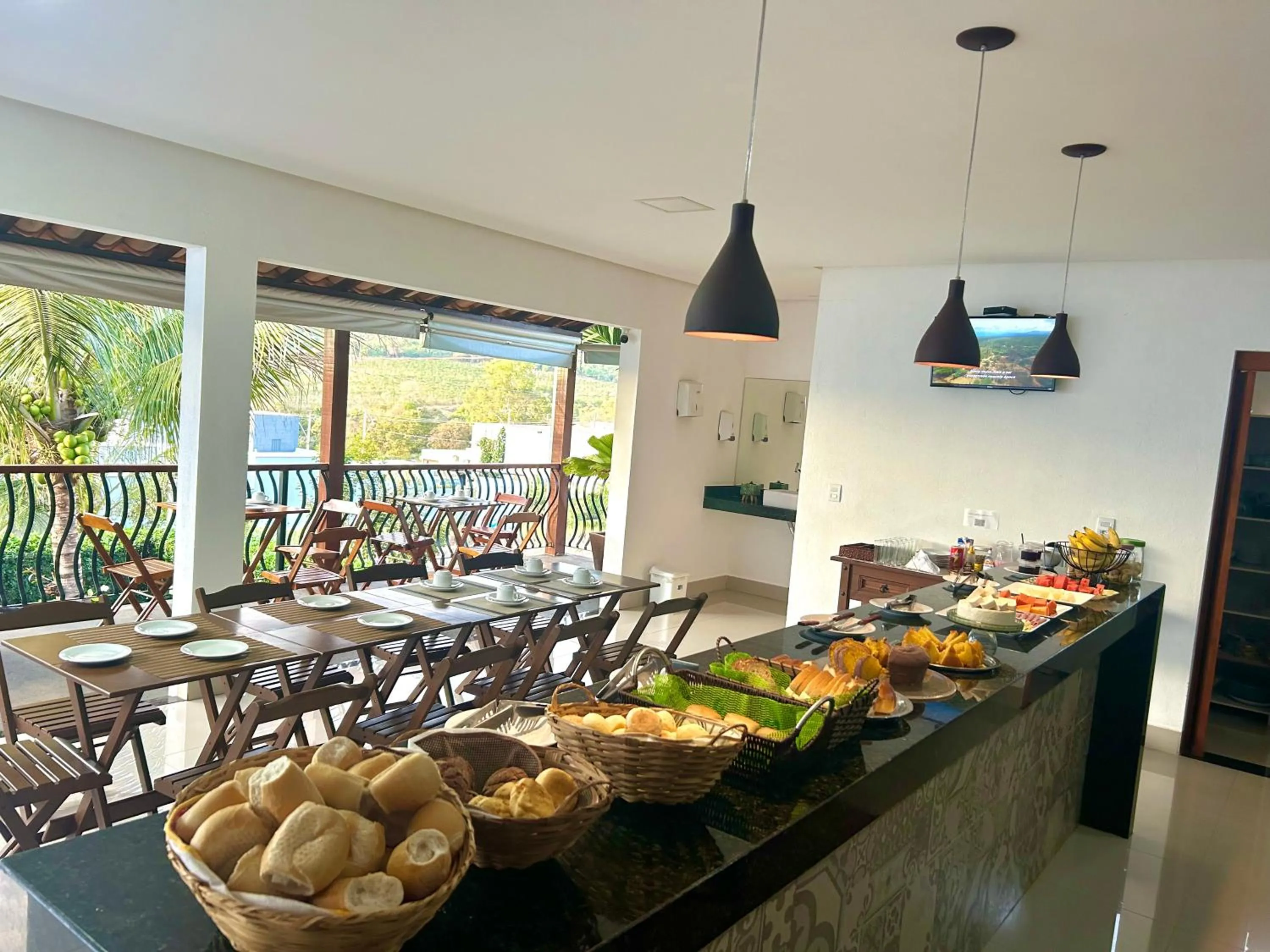 Breakfast in Pousada Rainha Dos Lagos