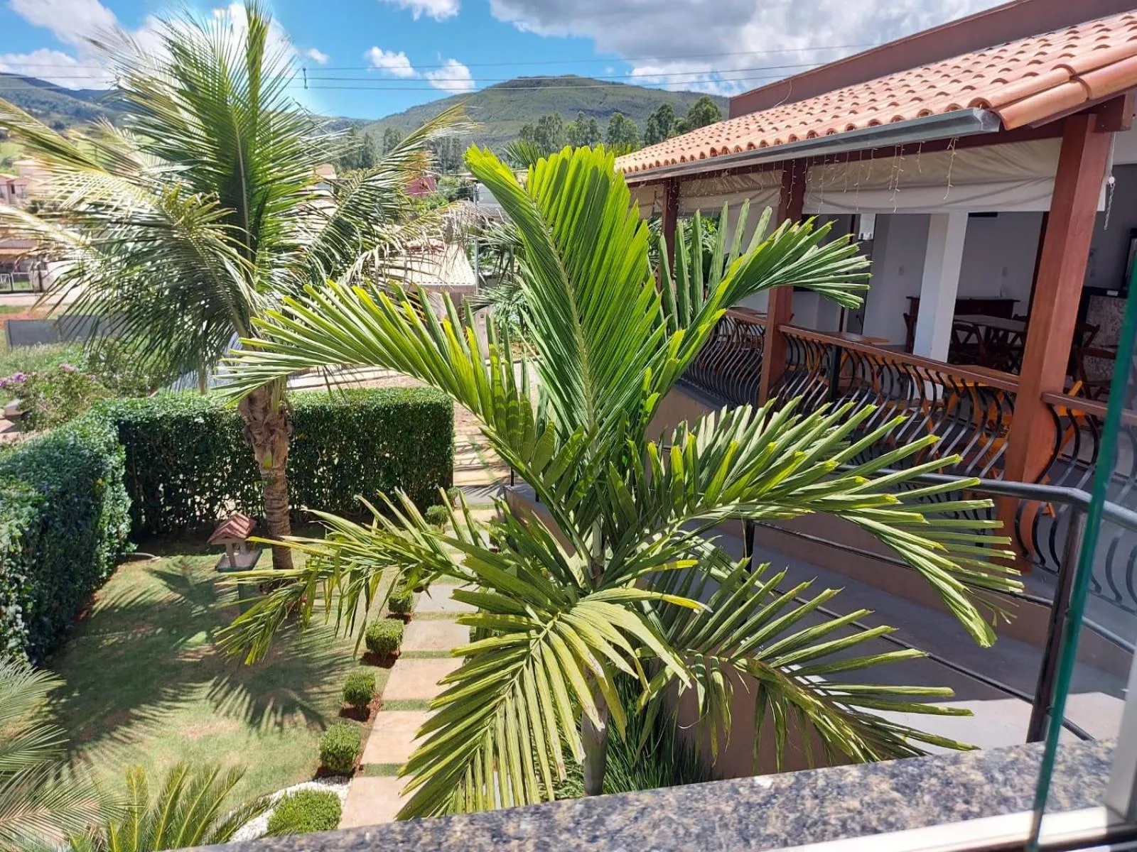 Garden view in Pousada Rainha Dos Lagos