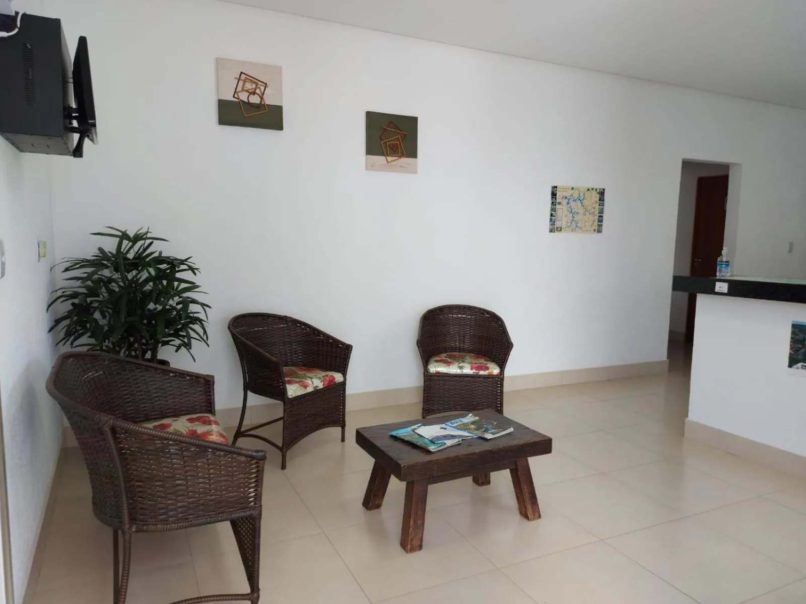 Lobby or reception in Pousada Rainha Dos Lagos