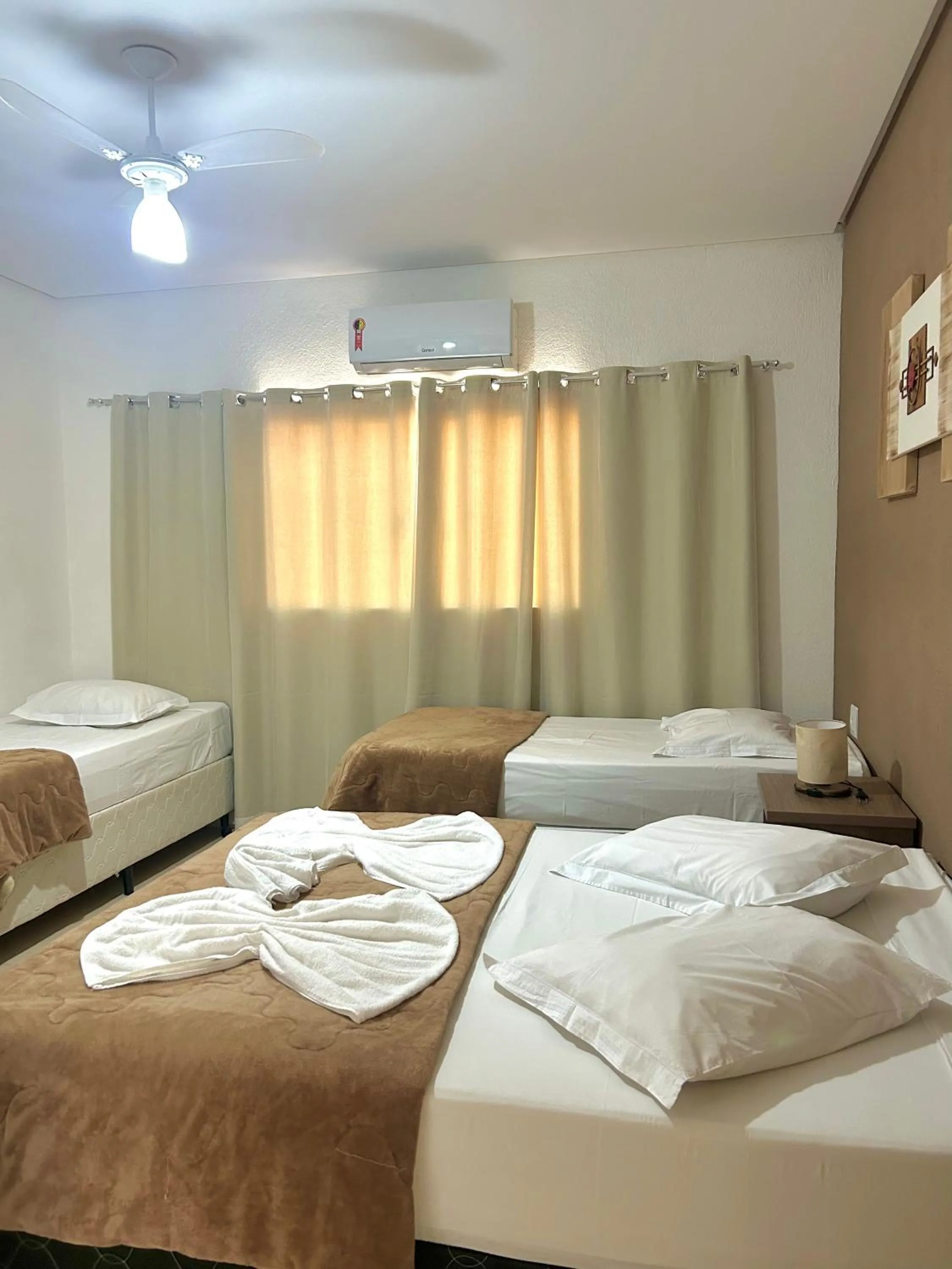 Bed in Pousada Rainha Dos Lagos