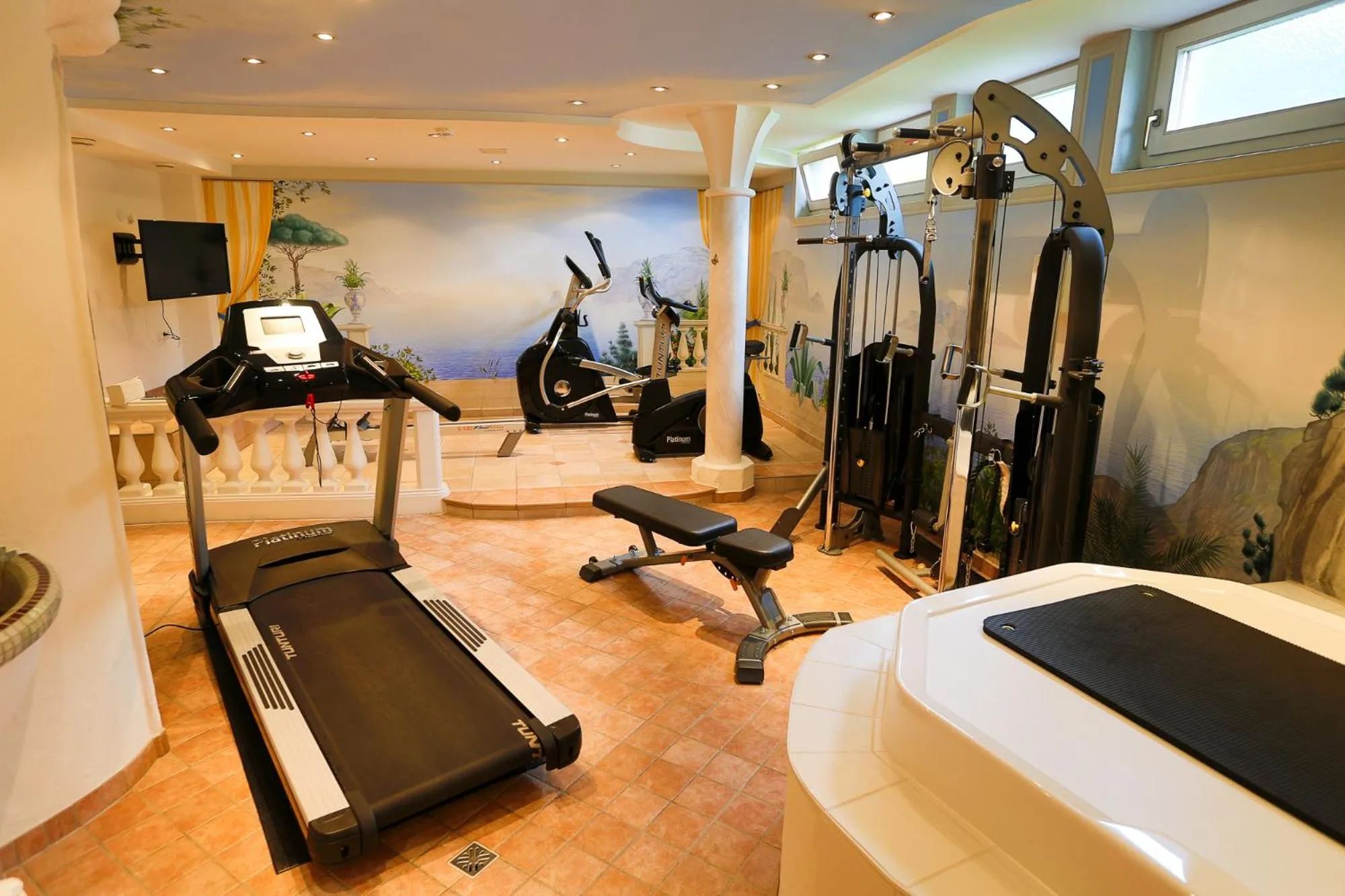 Fitness centre/facilities in Naturhotel Tandler