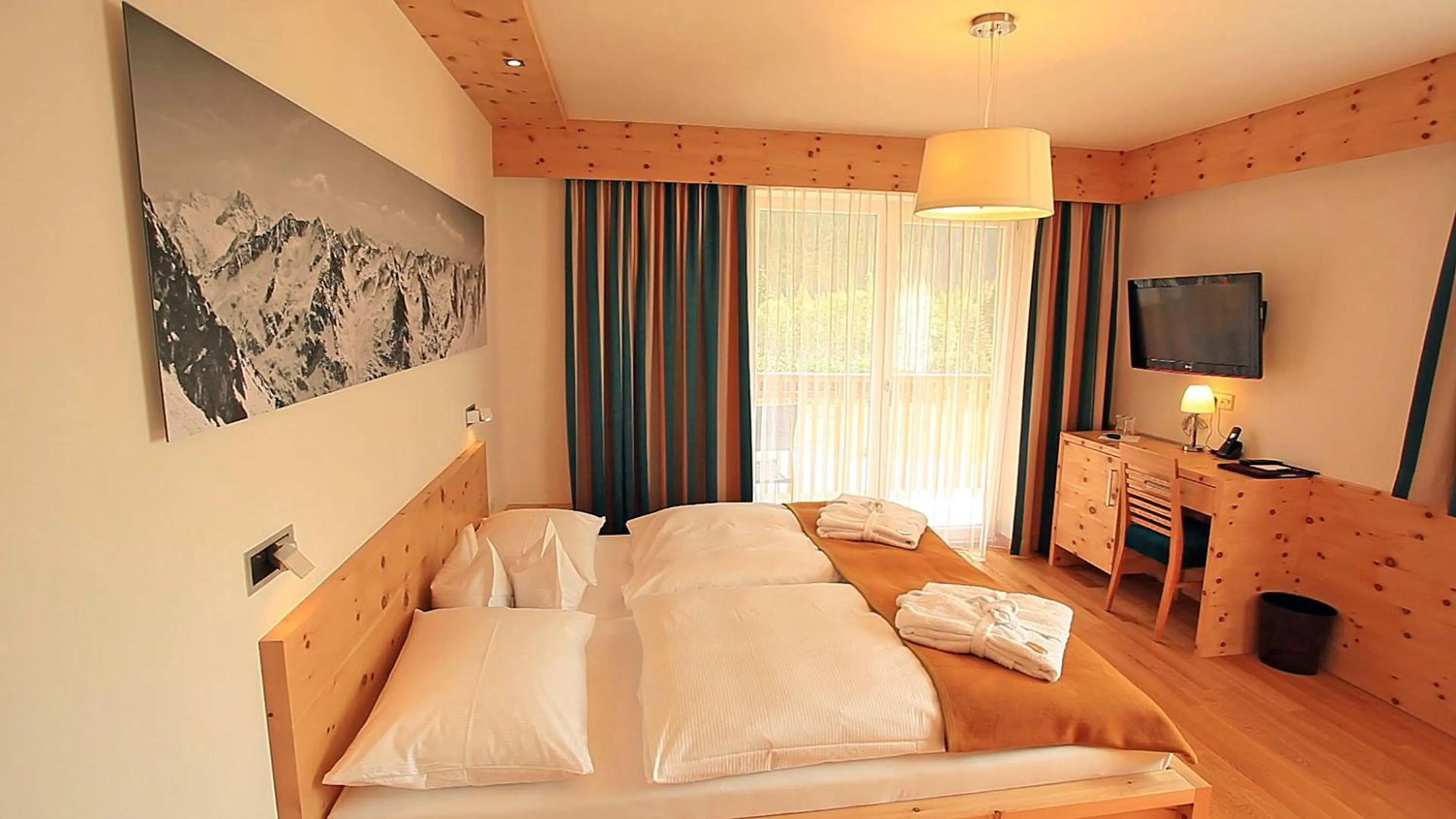 Bed in Naturhotel Tandler